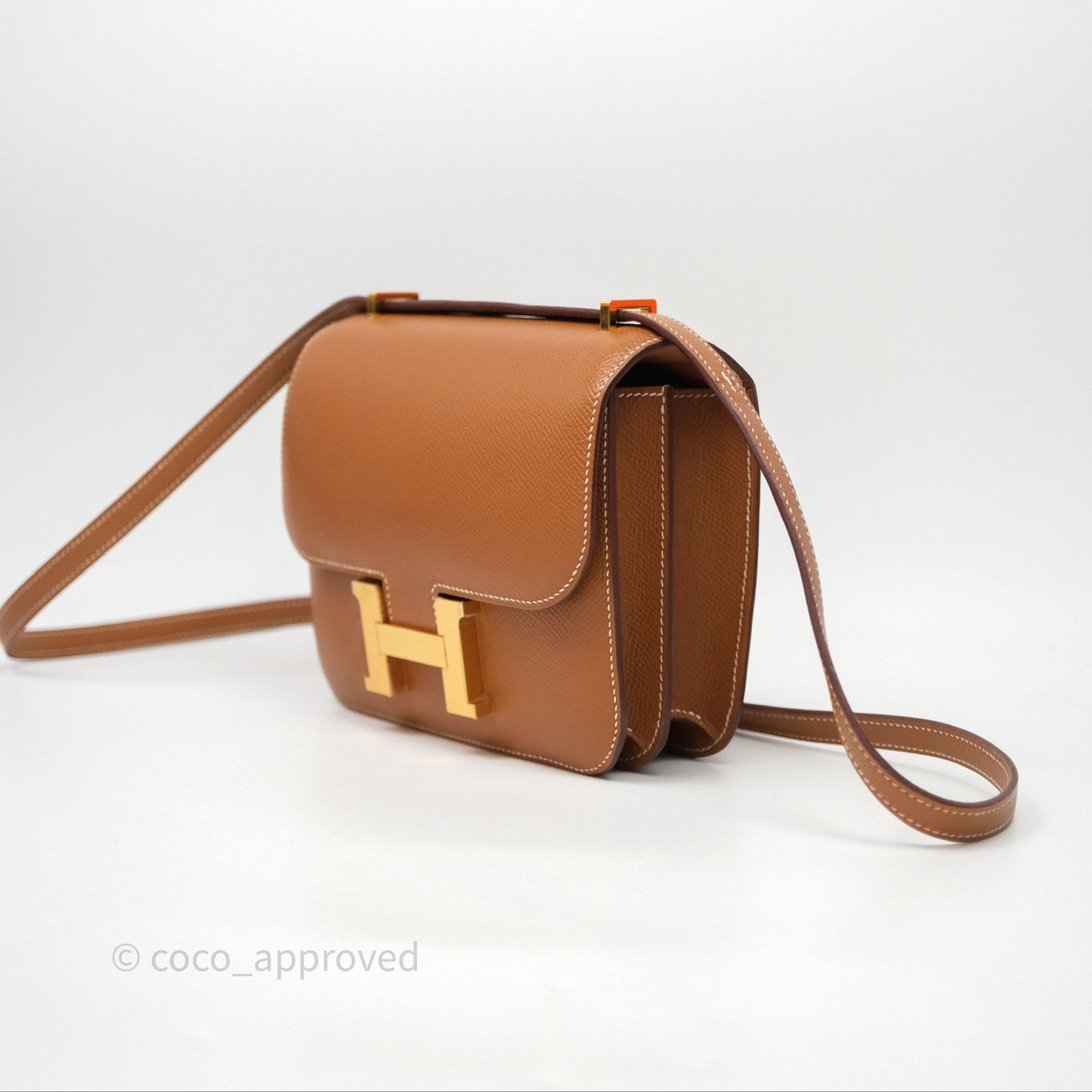 Hermès Constance Mini 18 Gold 37 Epsom Gold Hardware