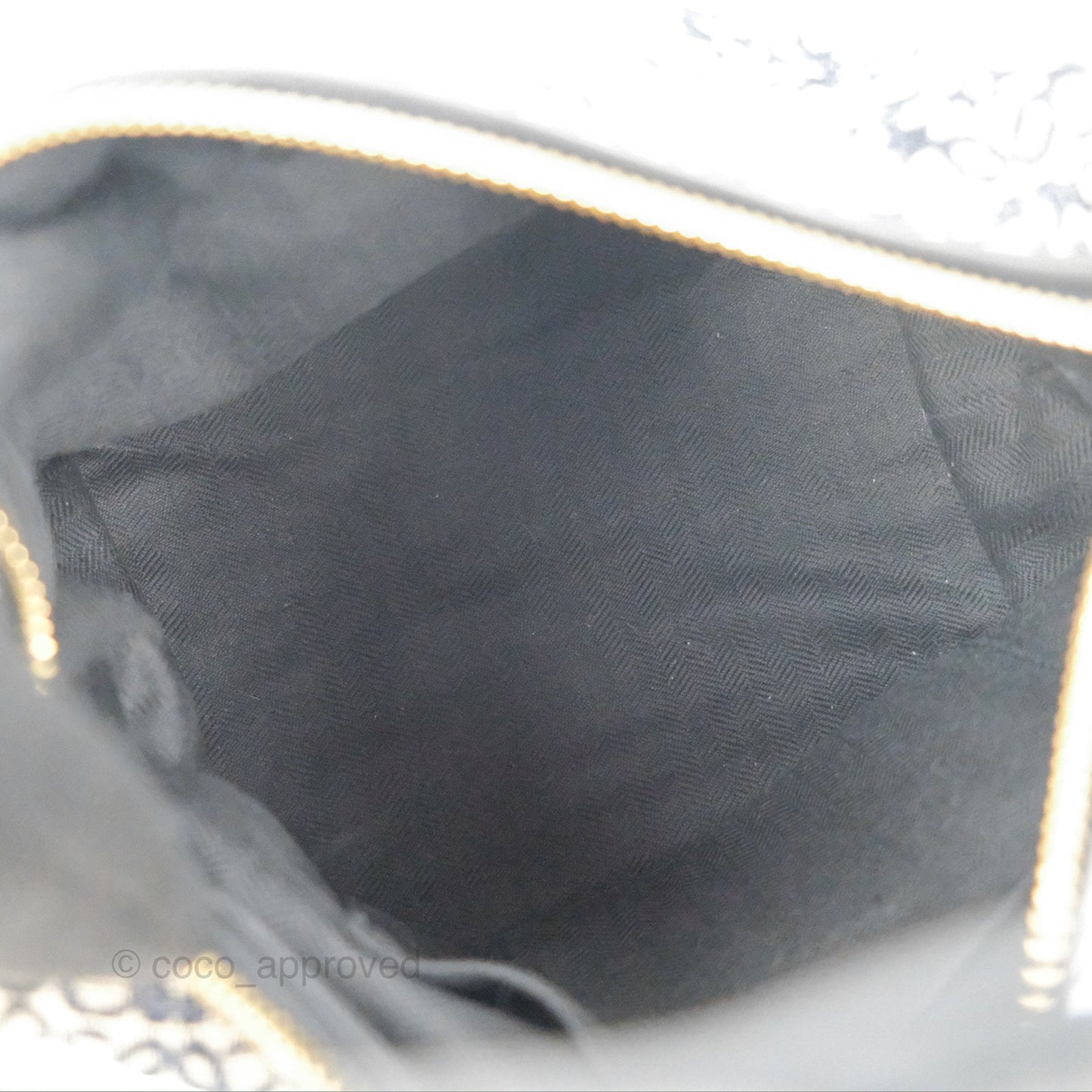 Loewe Small Cubi bag in Anagram Jacquard & Calfskin Navy/Black