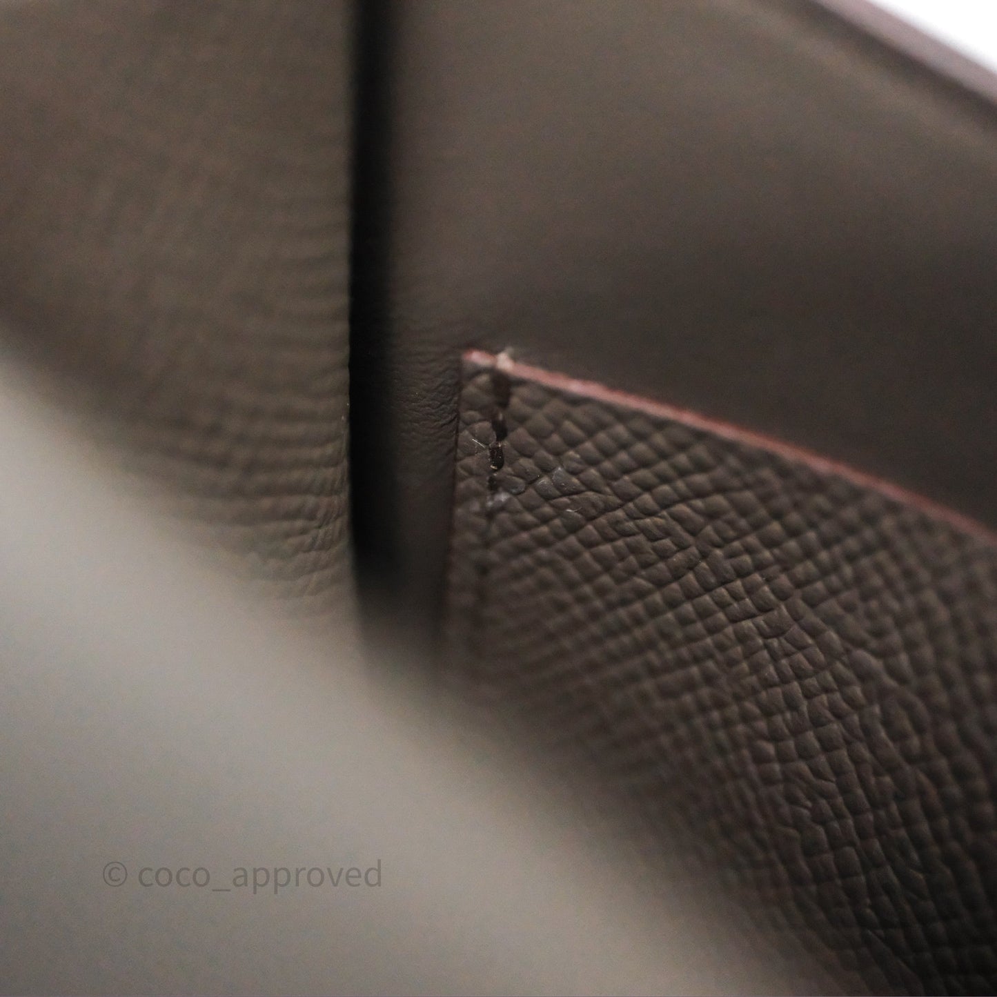 Hermès Constance Slim Wallet Gris Etain 8F Epsom Gold Hardware