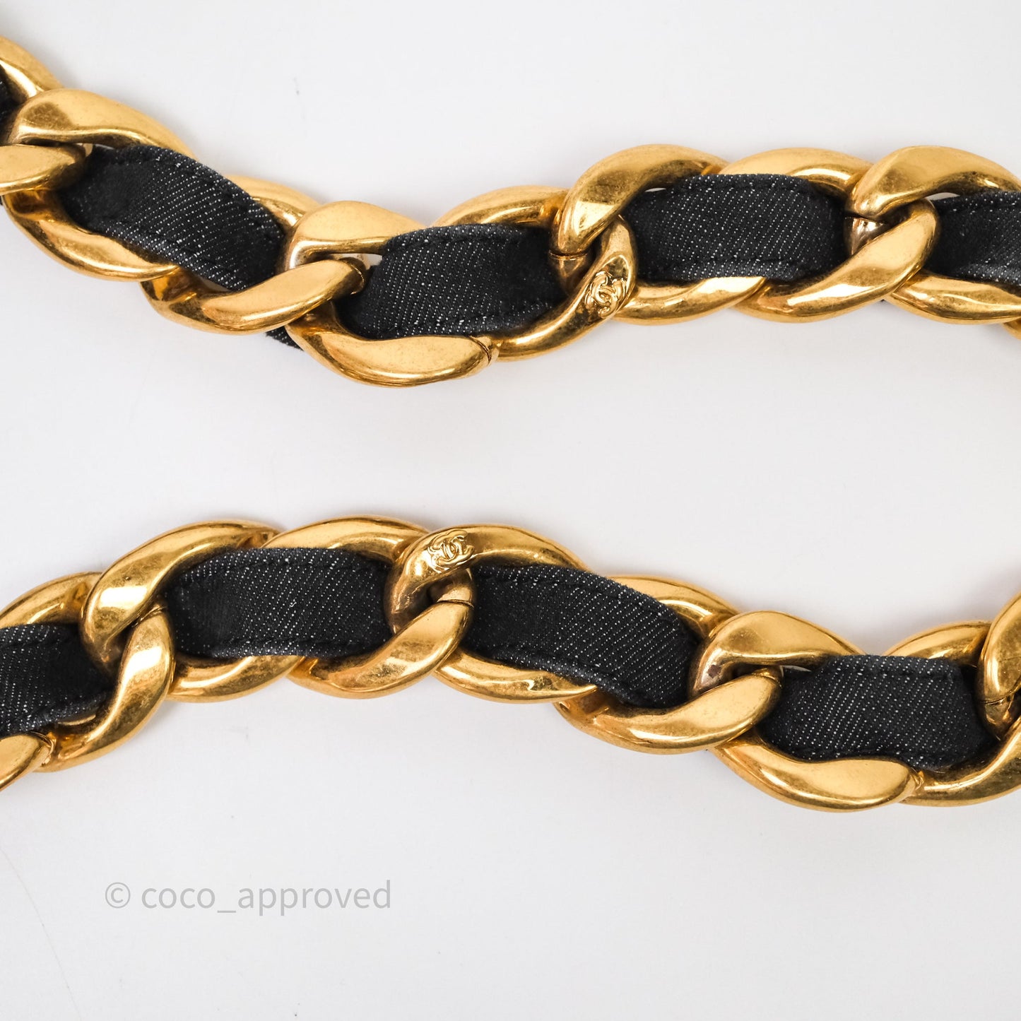 Chanel Medium Funky Town Flap Denim Aged Gold Hardware 22S