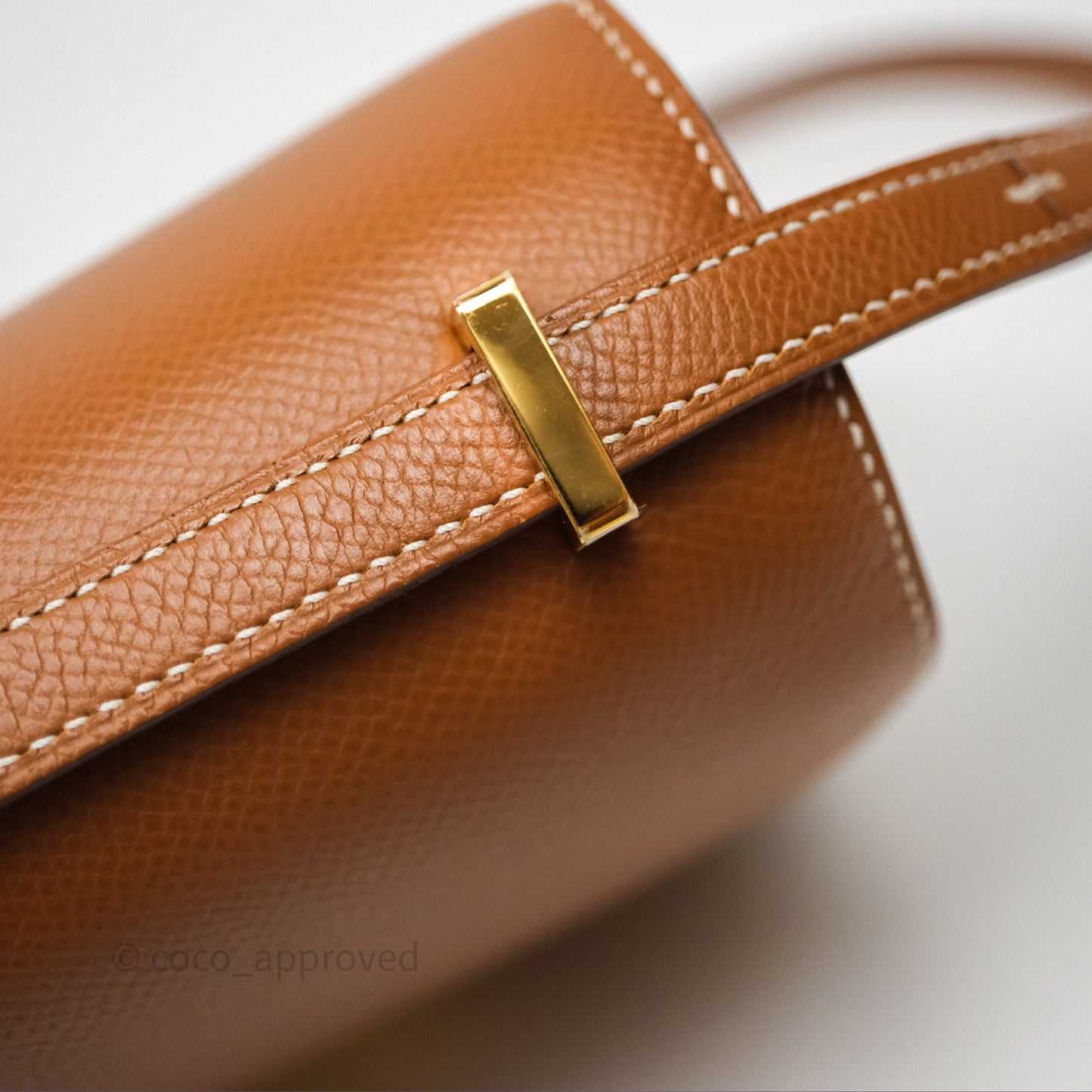 Hermès Constance Mini 18 Gold 37 Epsom Gold Hardware