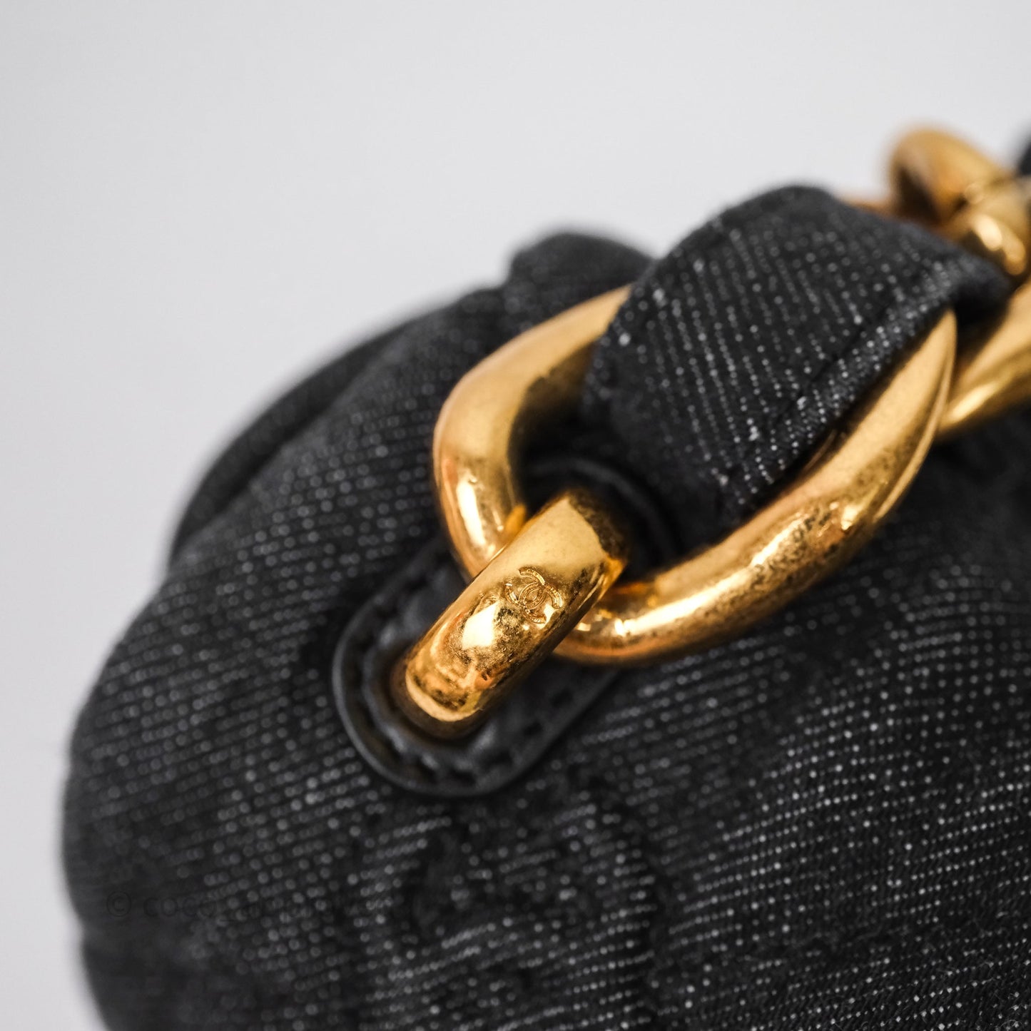 Chanel Medium Funky Town Flap Denim Aged Gold Hardware 22S