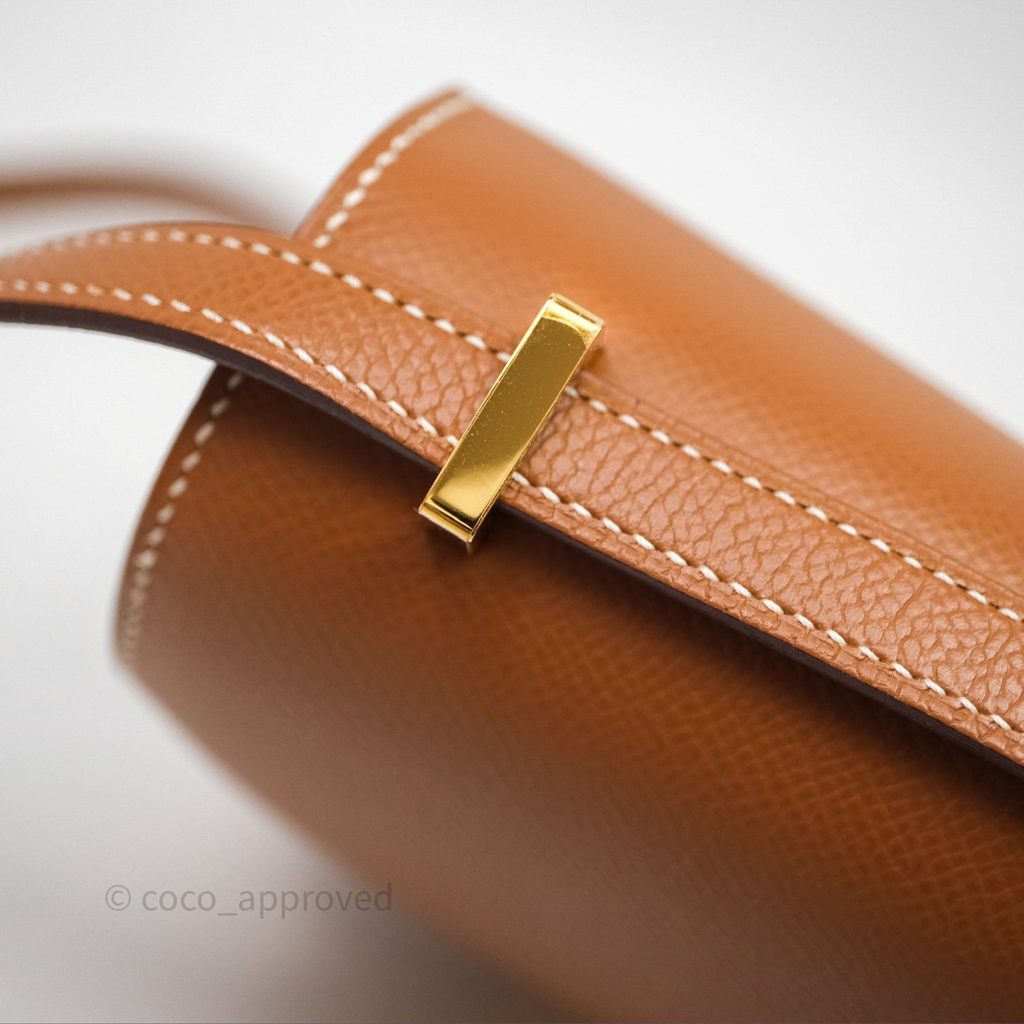 Hermès Constance Mini 18 Gold 37 Epsom Gold Hardware
