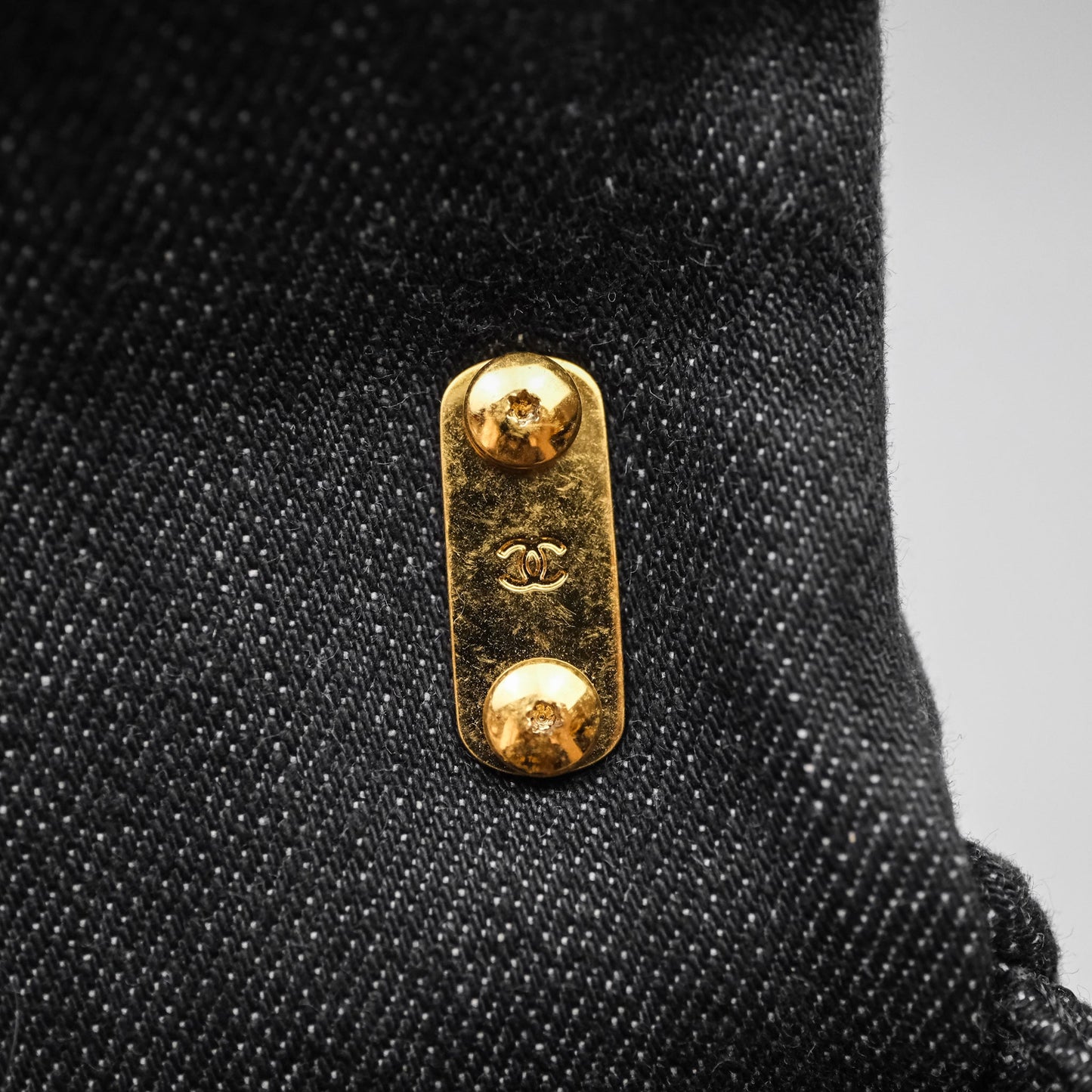 Chanel Medium Funky Town Flap Denim Aged Gold Hardware 22S