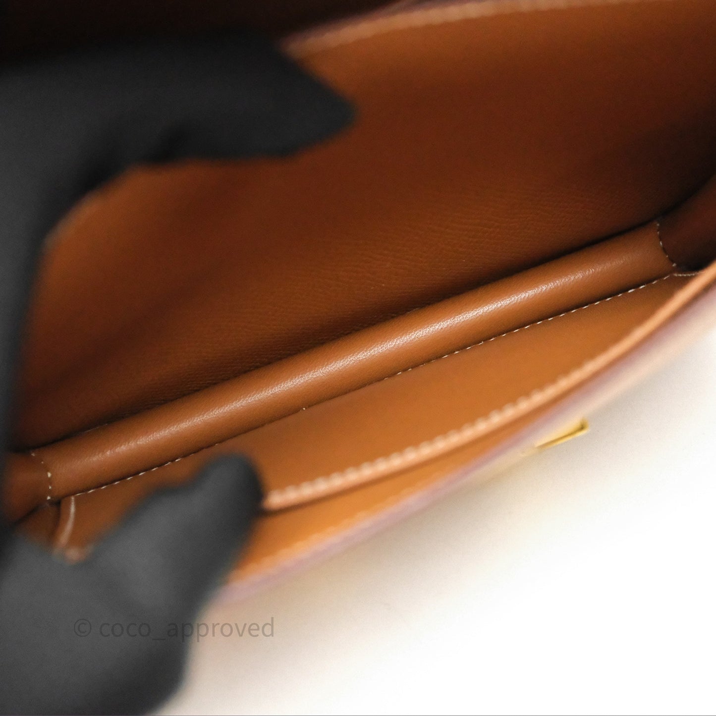 Hermès Constance Mini 18 Gold 37 Epsom Gold Hardware