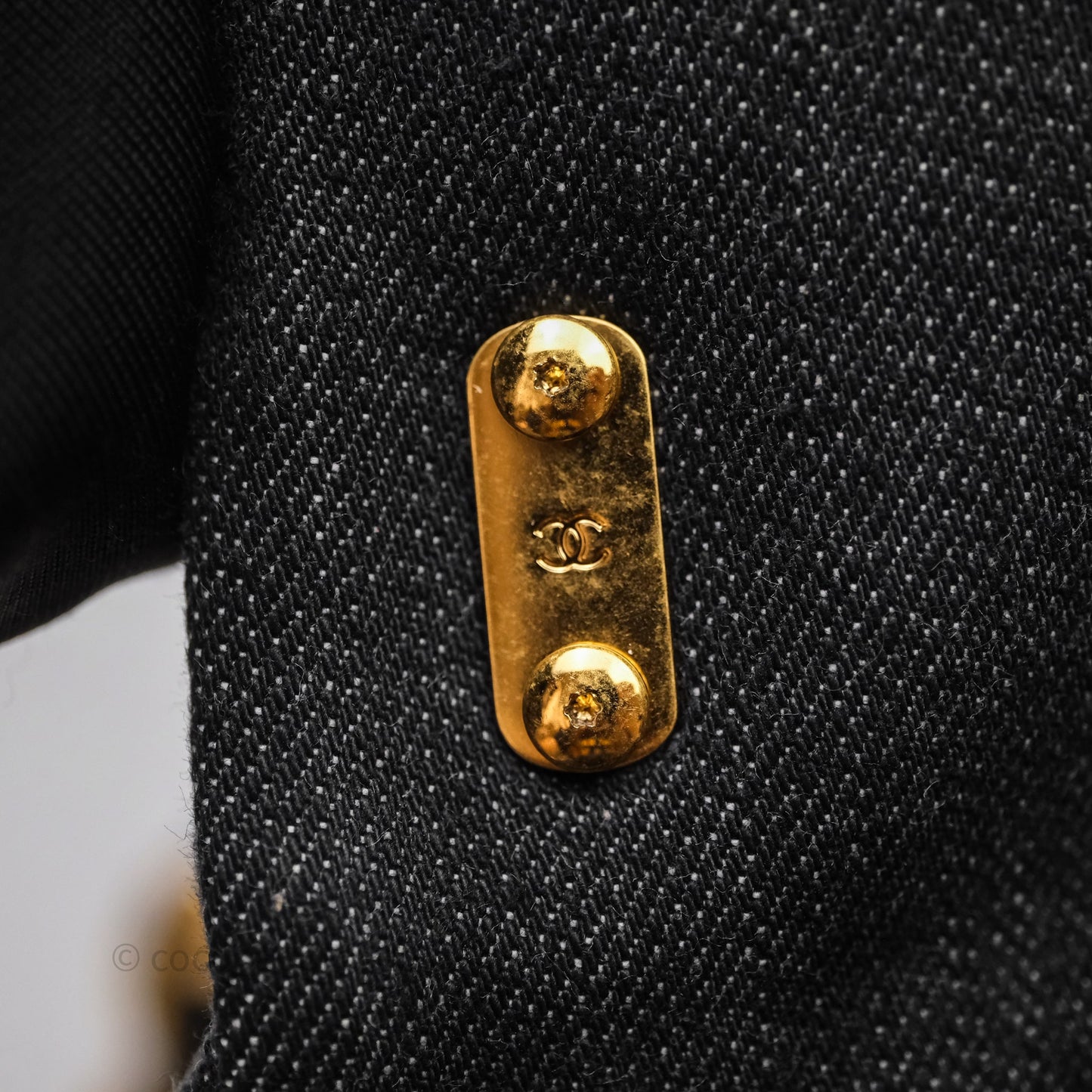 Chanel Medium Funky Town Flap Denim Aged Gold Hardware 22S