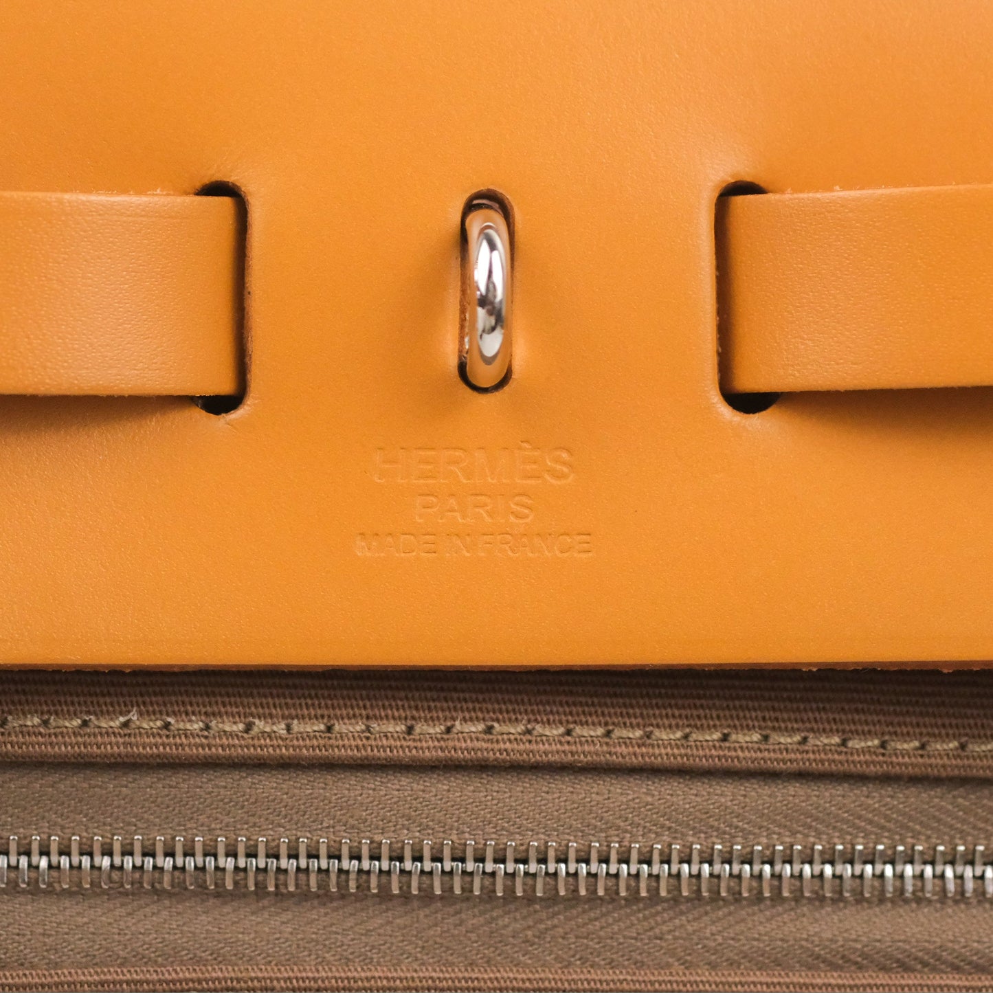 Hermès Herbag Zip 31 Natural Sable Canvas Palladium Hardware