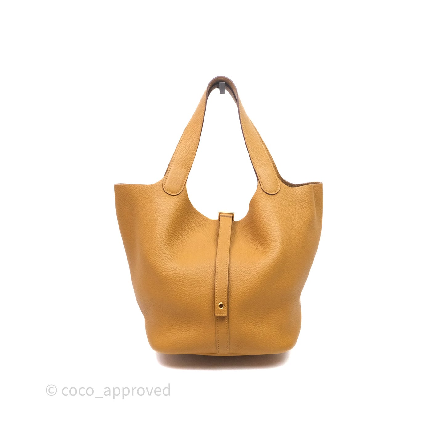 Hermès Picotin 22 Sesame 2S Taurillon Maurice Gold Hardware
