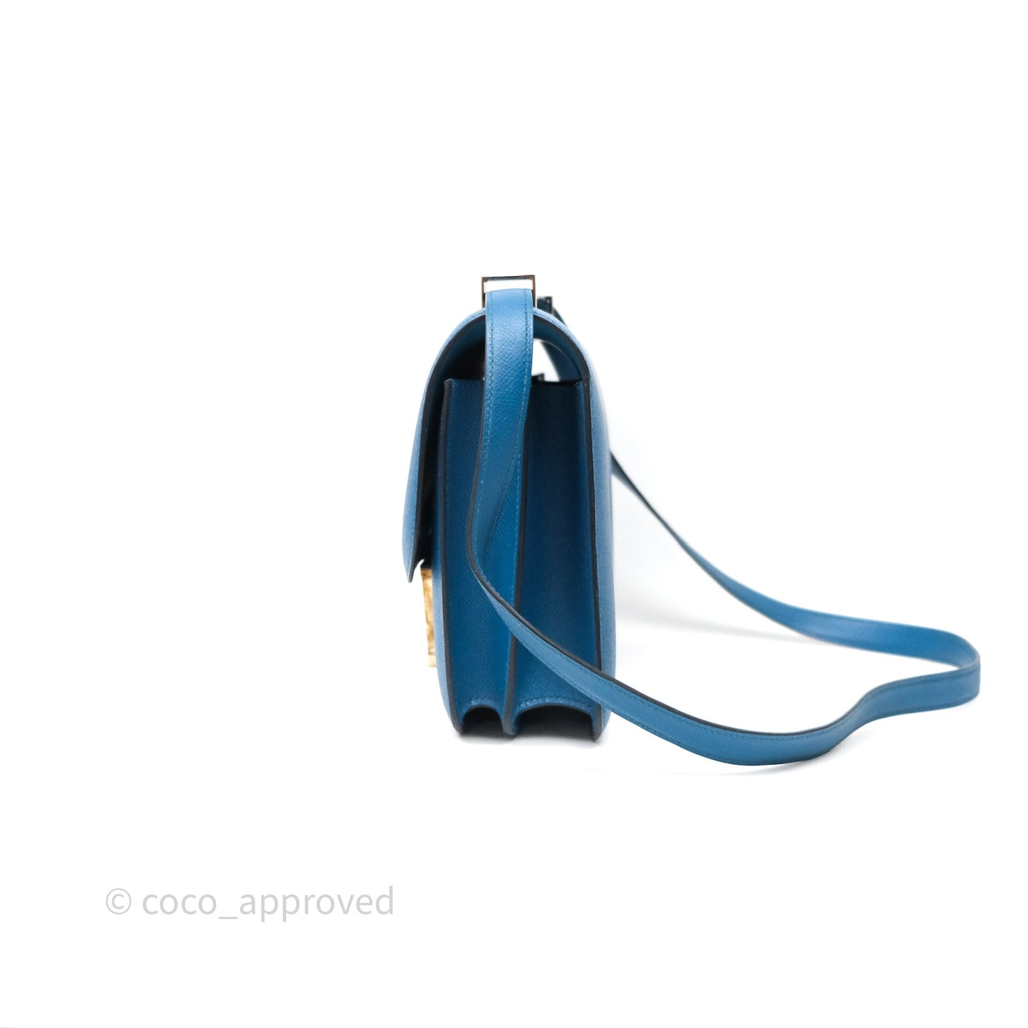 Hermès Constance 24 Bleu Epsom Palladium Hardware