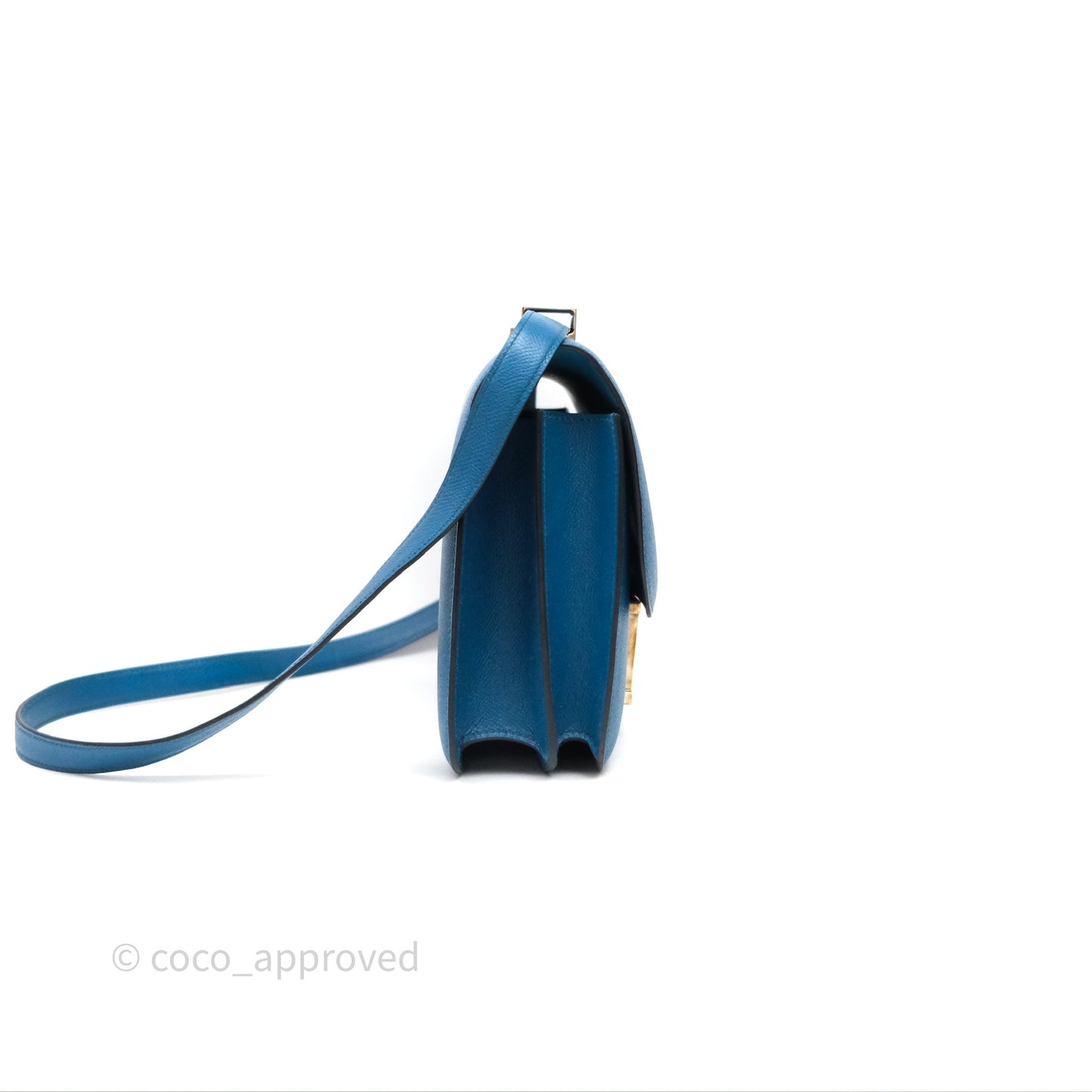 Hermès Constance 24 Bleu Epsom Palladium Hardware