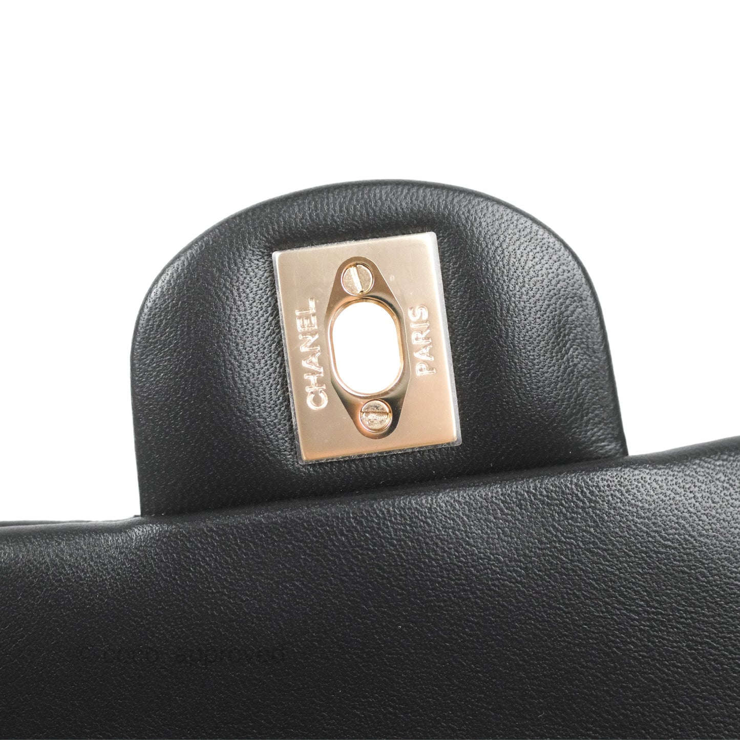 Chanel Mini Square Black Lambskin Gold Hardware