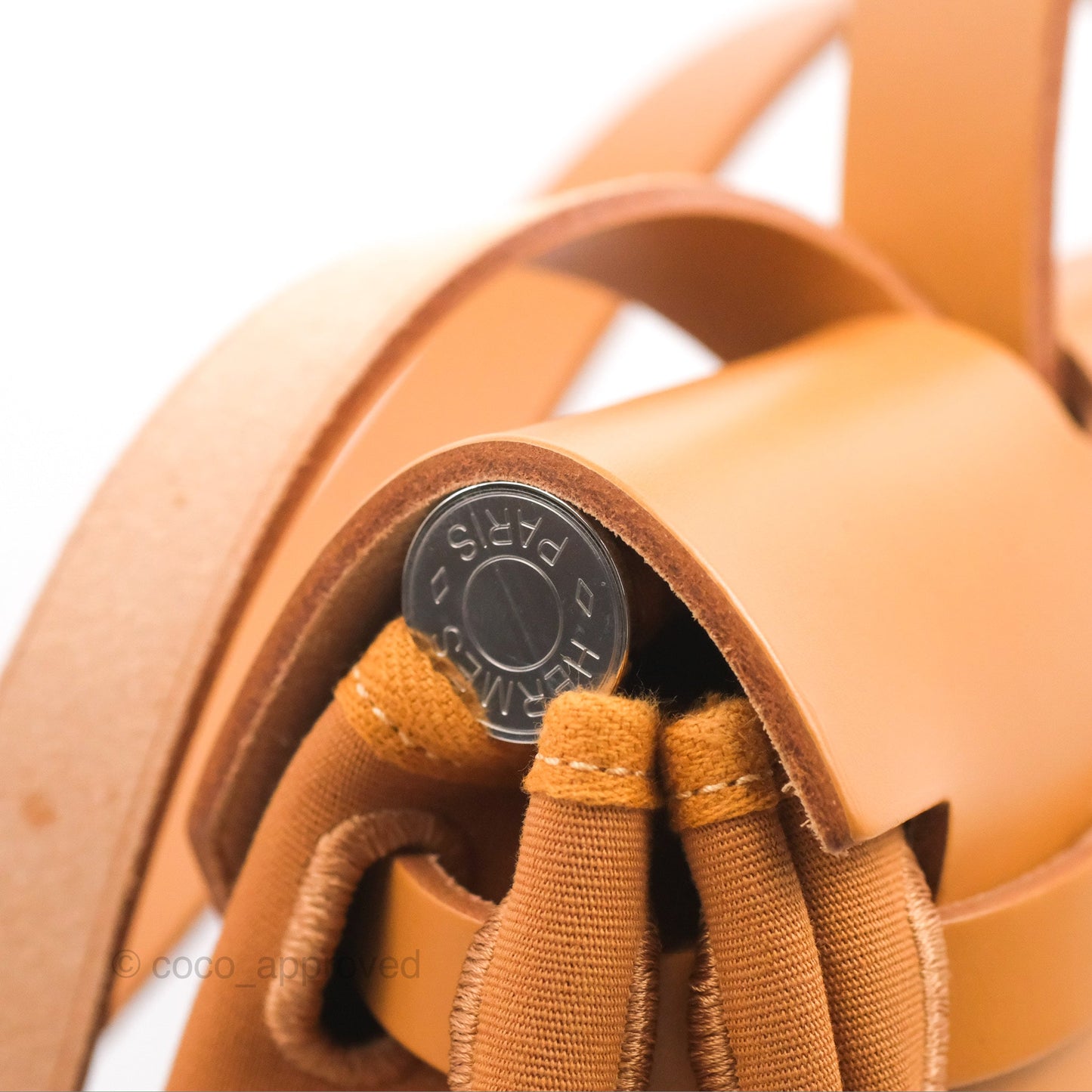 Hermès Herbag Zip 31 Natural Sable Canvas Palladium Hardware