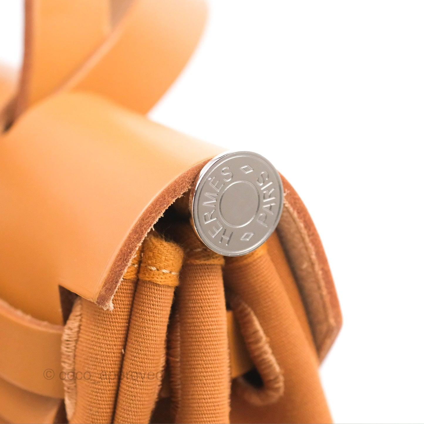 Hermès Herbag Zip 31 Natural Sable Canvas Palladium Hardware