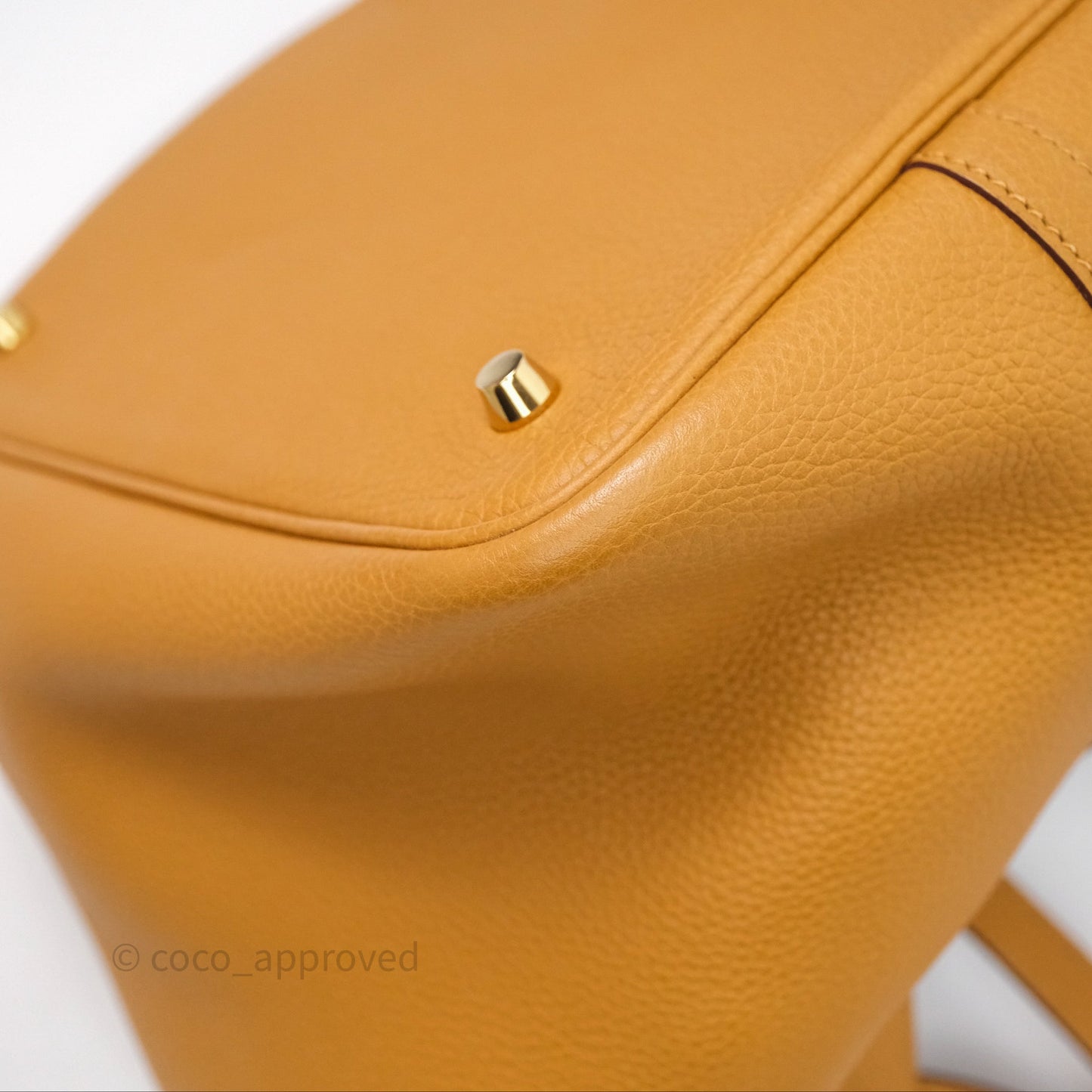 Hermès Picotin 22 Sesame 2S Taurillon Maurice Gold Hardware