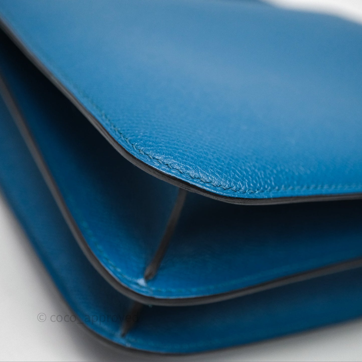 Hermès Constance 24 Bleu Epsom Palladium Hardware