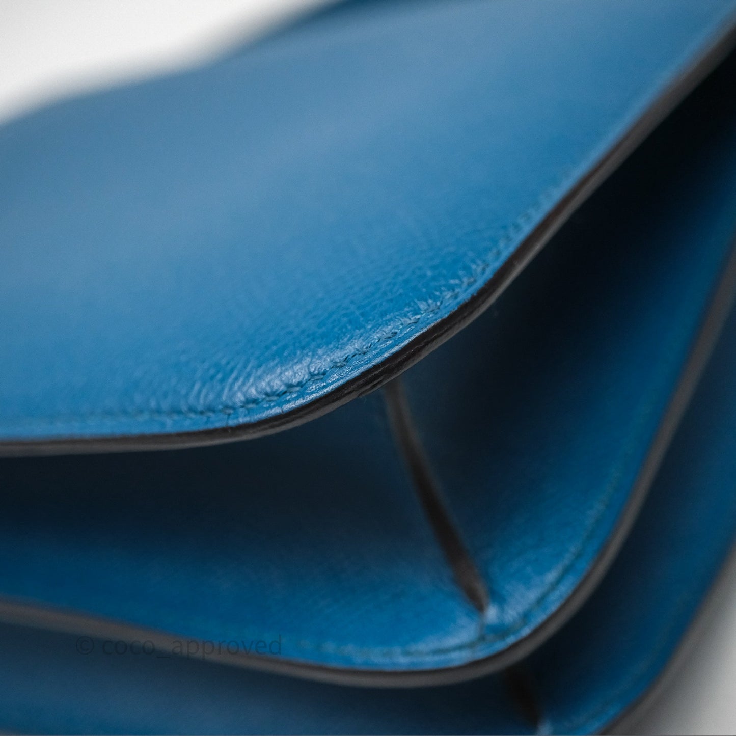Hermès Constance 24 Bleu Epsom Palladium Hardware