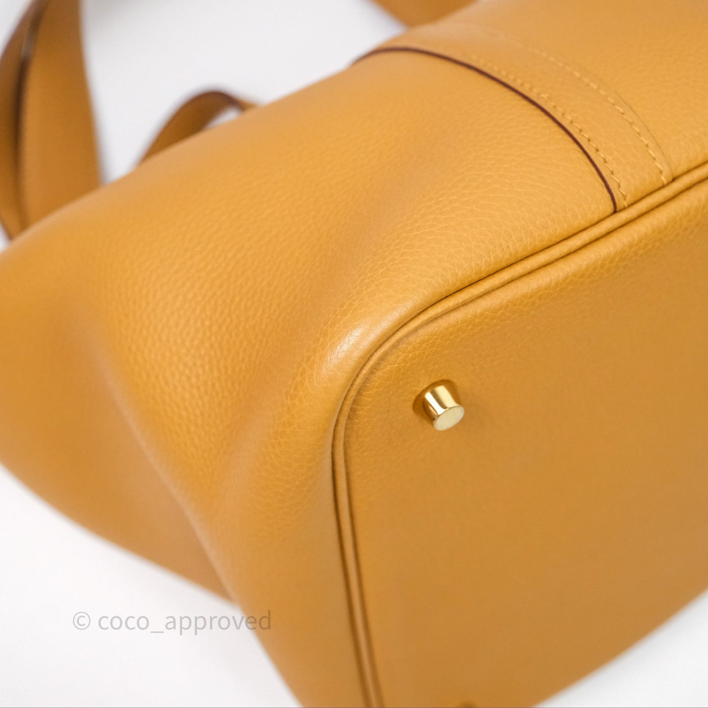 Hermès Picotin 22 Sesame 2S Taurillon Maurice Gold Hardware