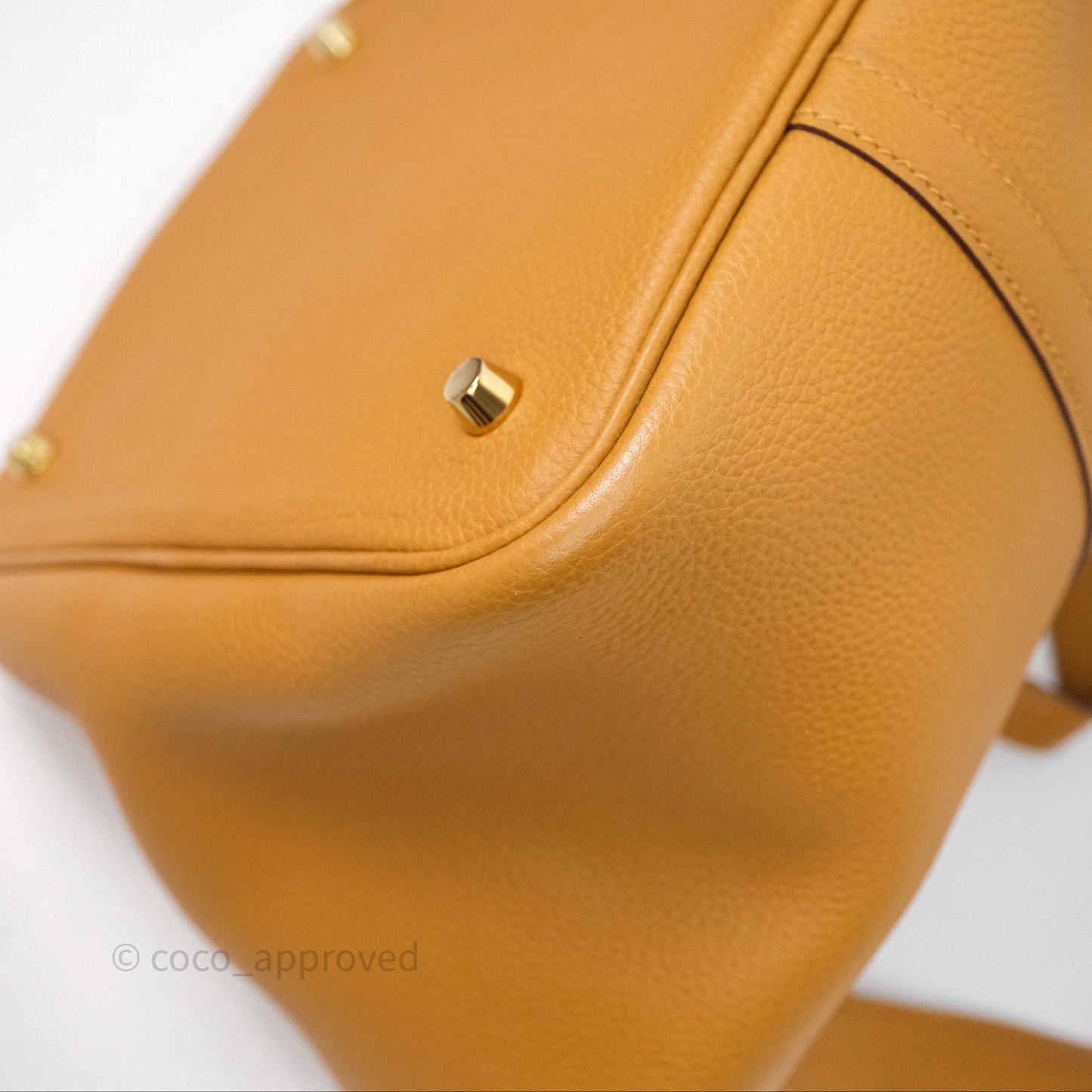 Hermès Picotin 22 Sesame 2S Taurillon Maurice Gold Hardware