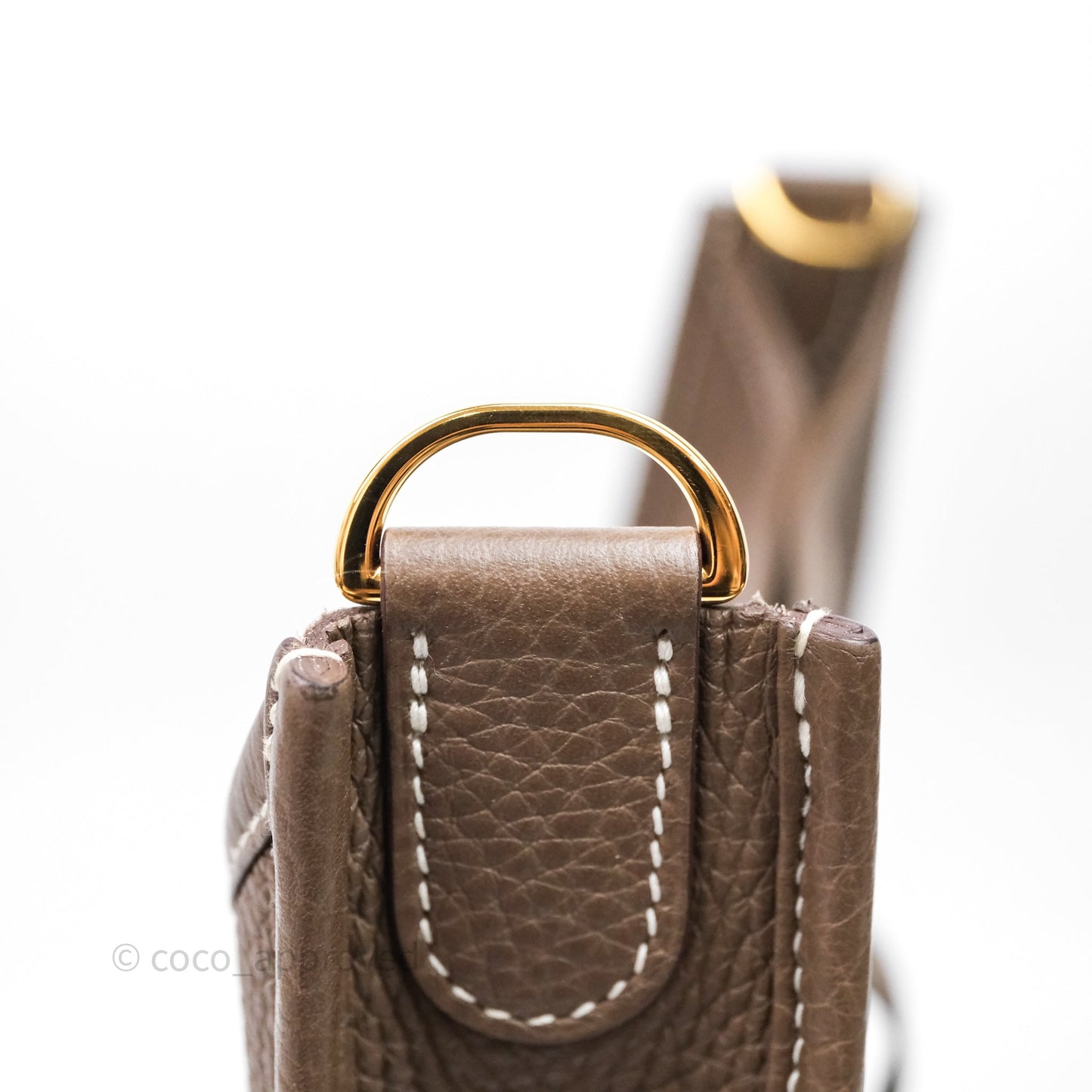 Hermes Evelyne III 29 Etoupe 18 Taurillon Clemence Gold Hardware