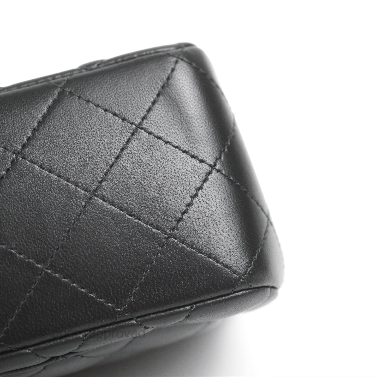 Chanel Mini Square Black Lambskin Gold Hardware