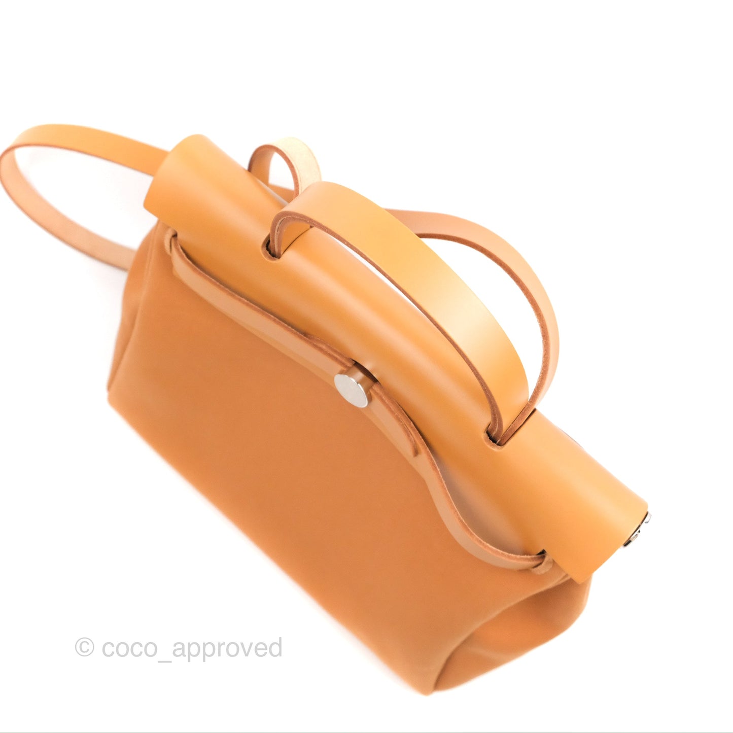 Hermès Herbag Zip 31 Natural Sable Canvas Palladium Hardware