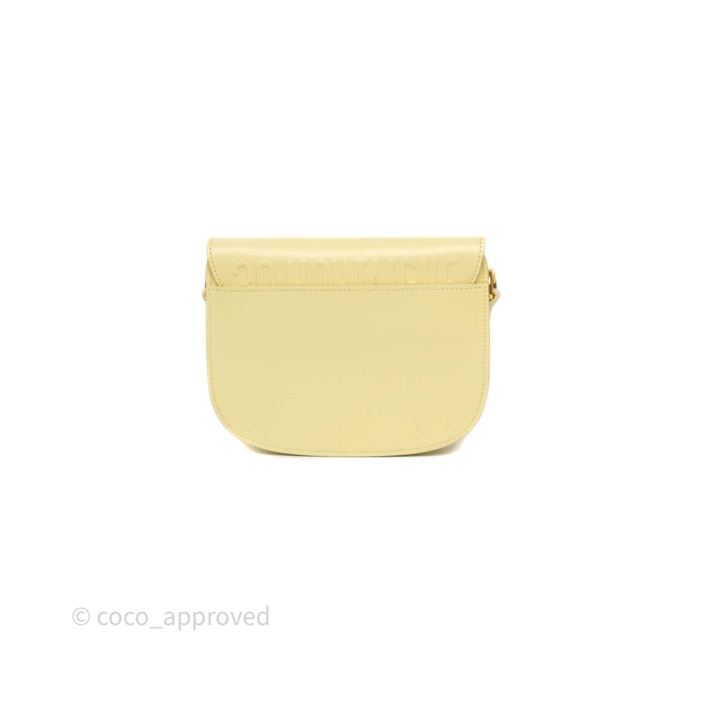 Christian Dior Small Bobby Bag Yellow Calfskin Gold Hardware