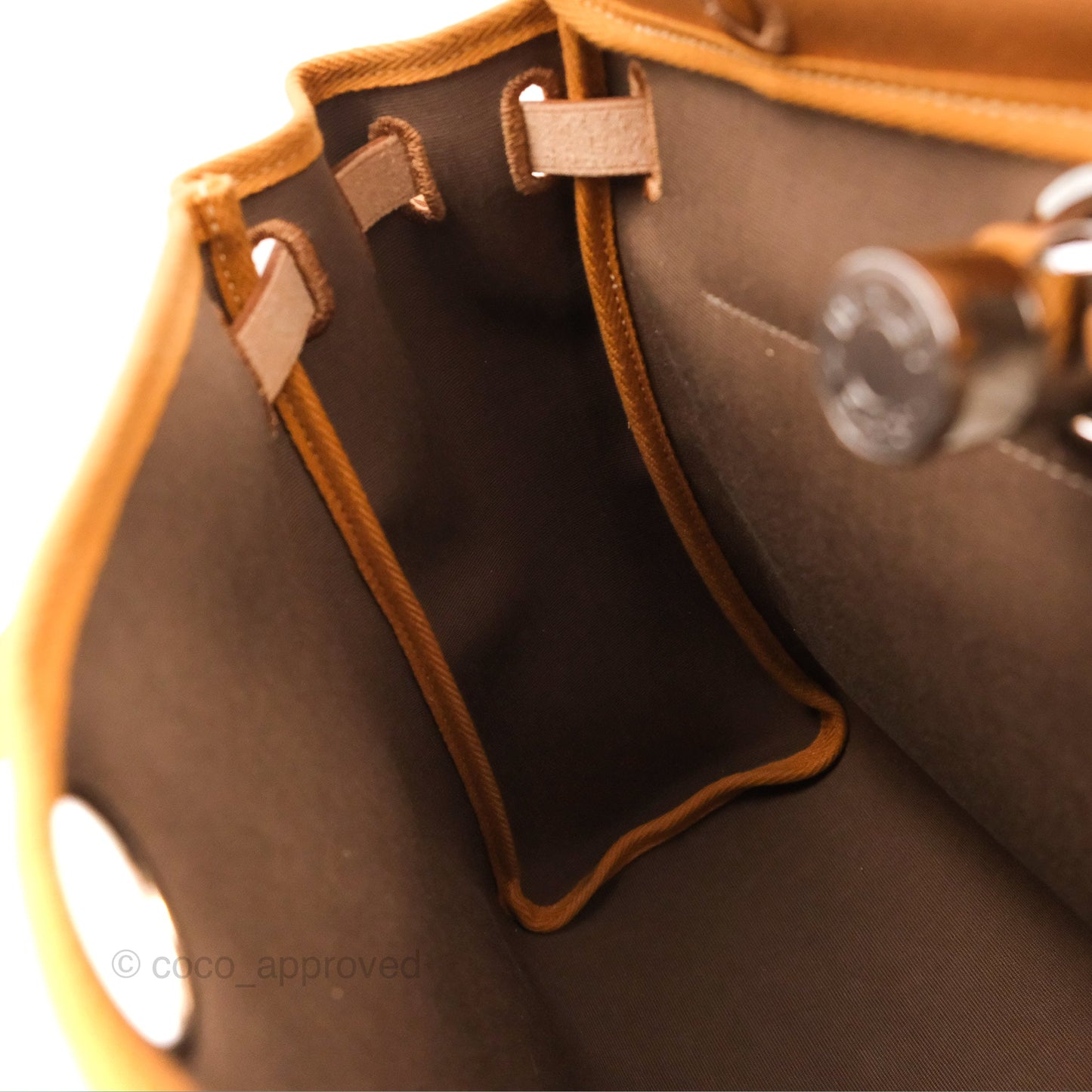 Hermès Herbag Zip 31 Natural Sable Canvas Palladium Hardware