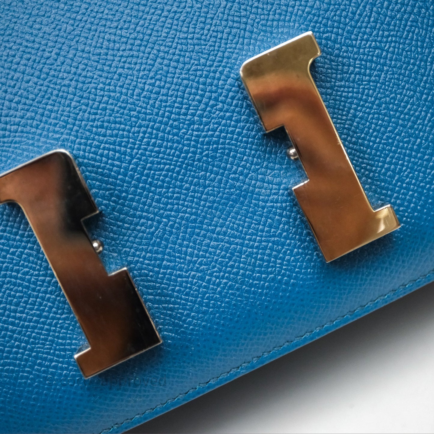 Hermès Constance 24 Bleu Epsom Palladium Hardware