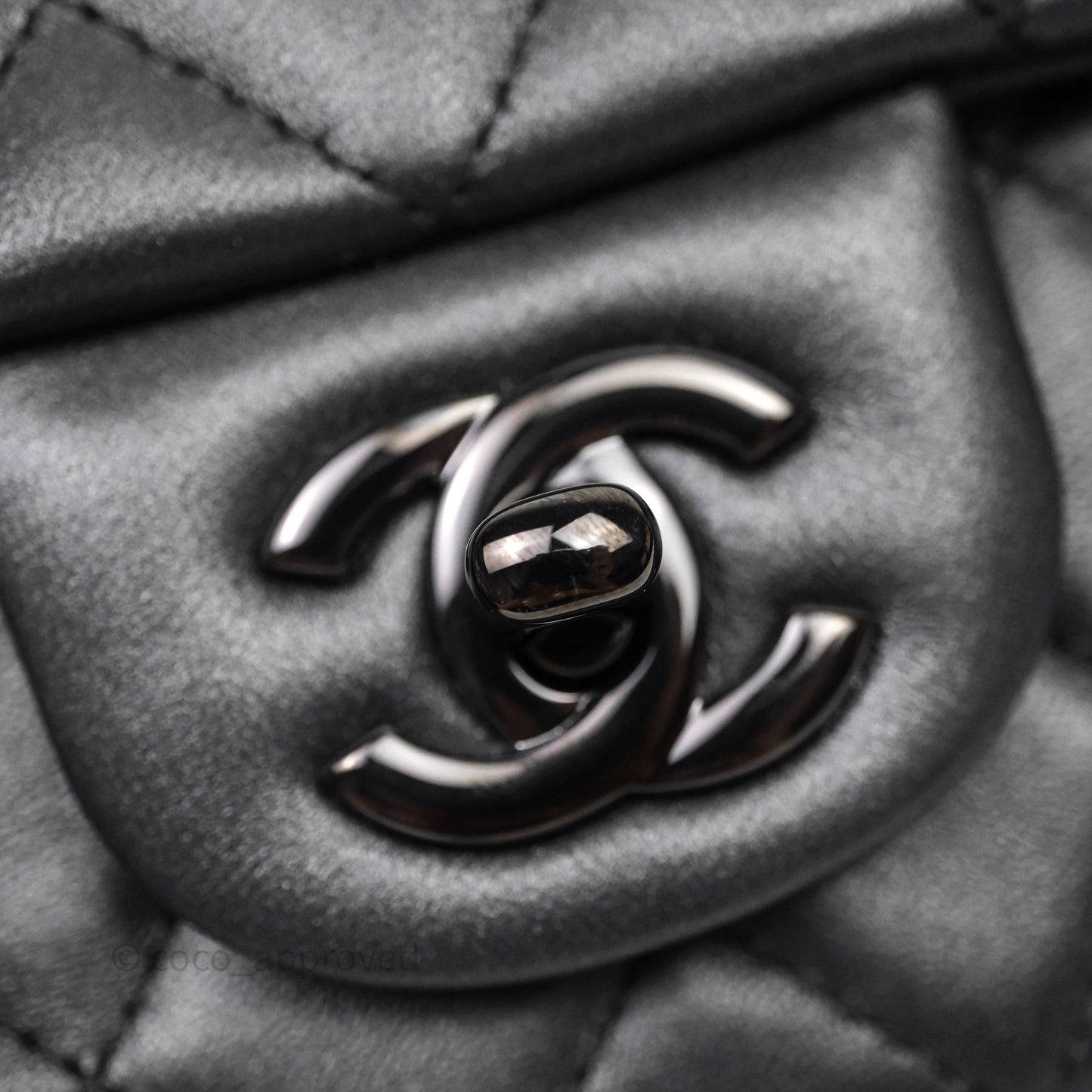 Chanel Quilted Mini Rectangular So Black Lambskin