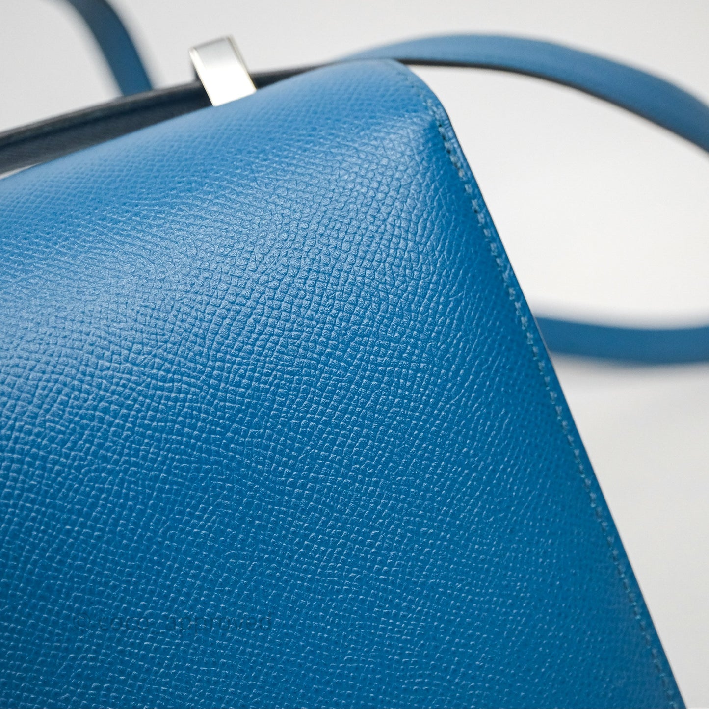 Hermès Constance 24 Bleu Epsom Palladium Hardware