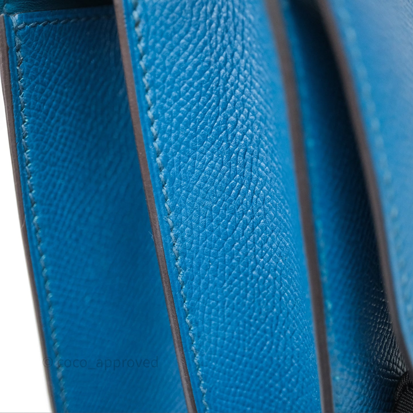 Hermès Constance 24 Bleu Epsom Palladium Hardware