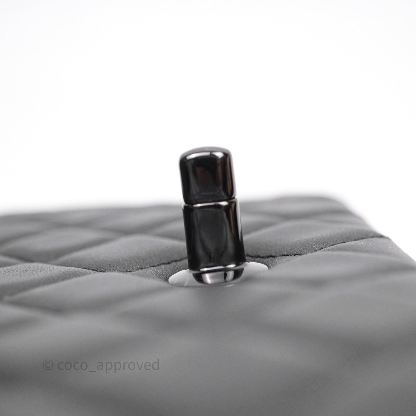 Chanel Quilted Mini Rectangular So Black Lambskin