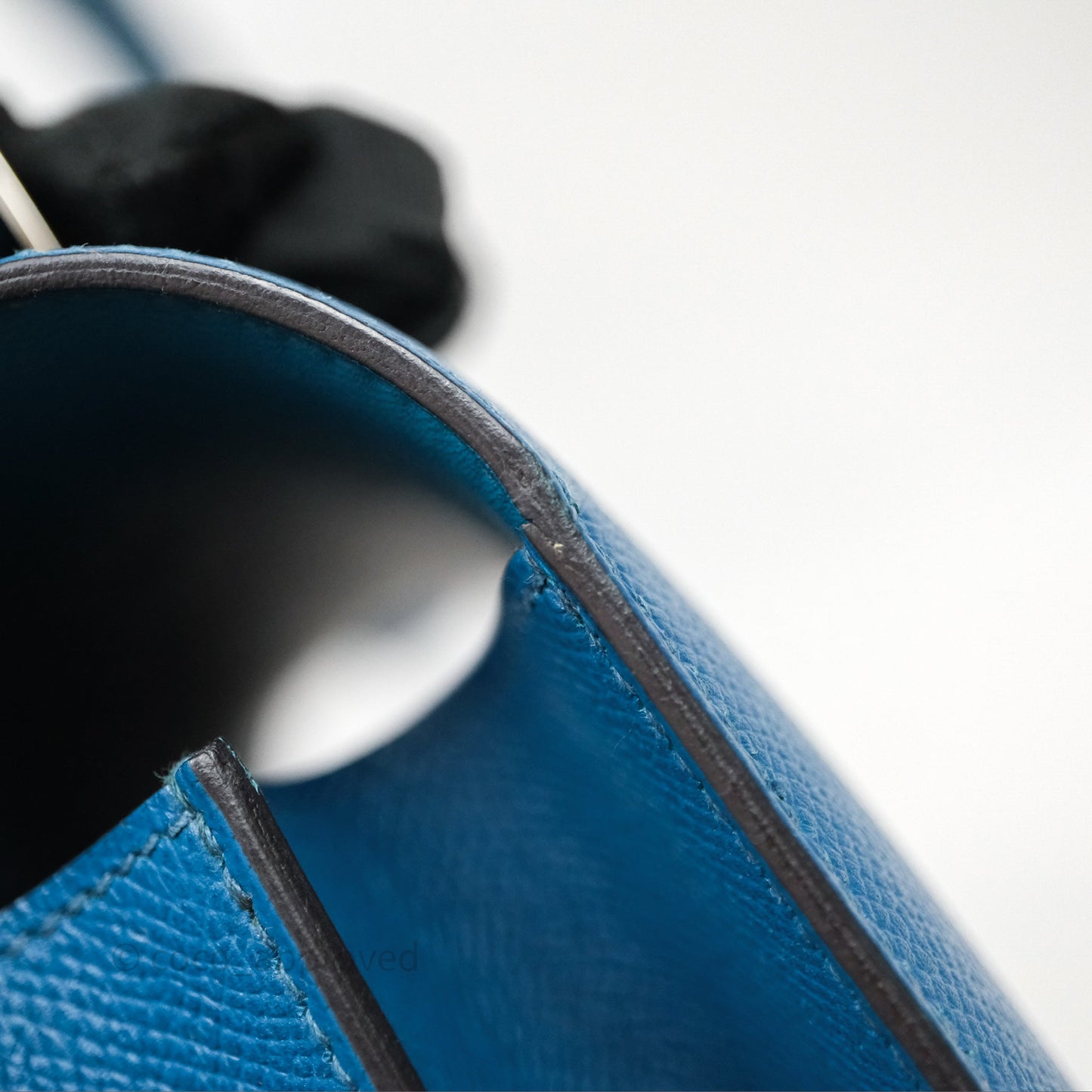 Hermès Constance 24 Bleu Epsom Palladium Hardware
