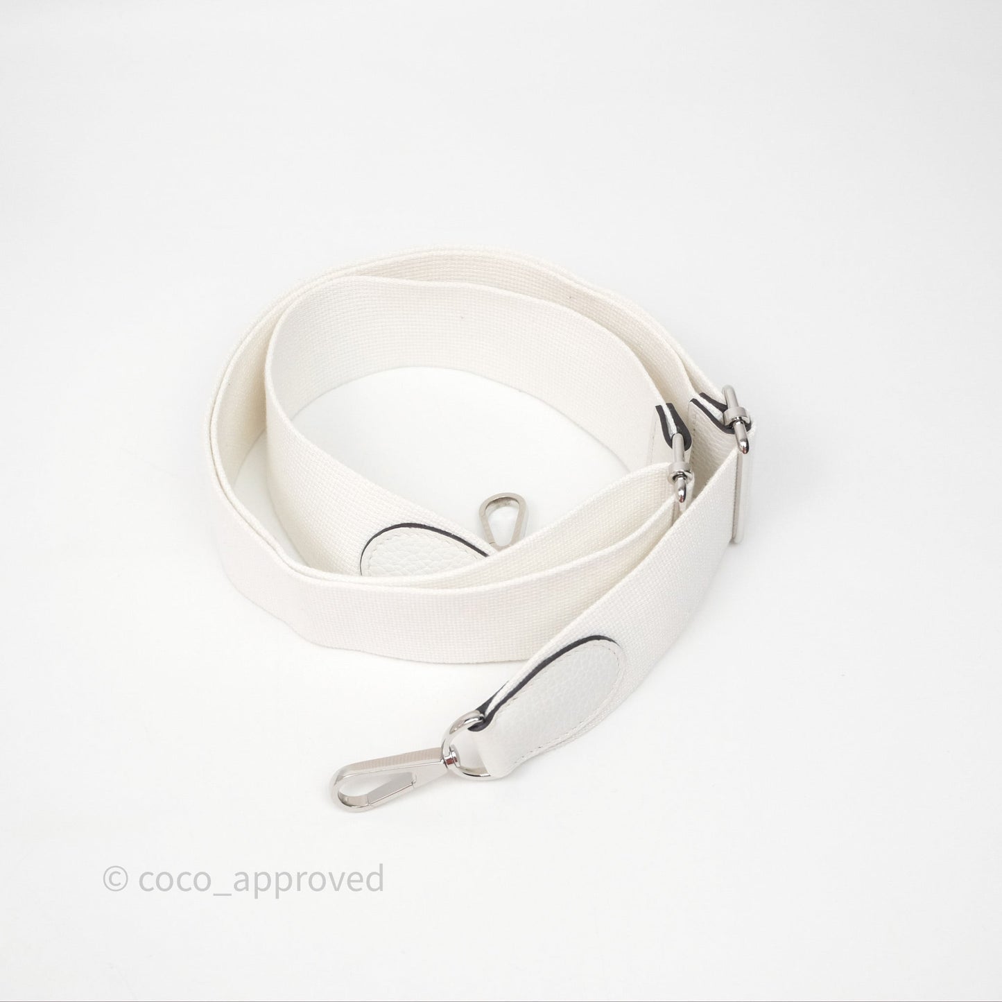 Hermes Evelyne III 29 New White 0U Clemence Palladium Hardware