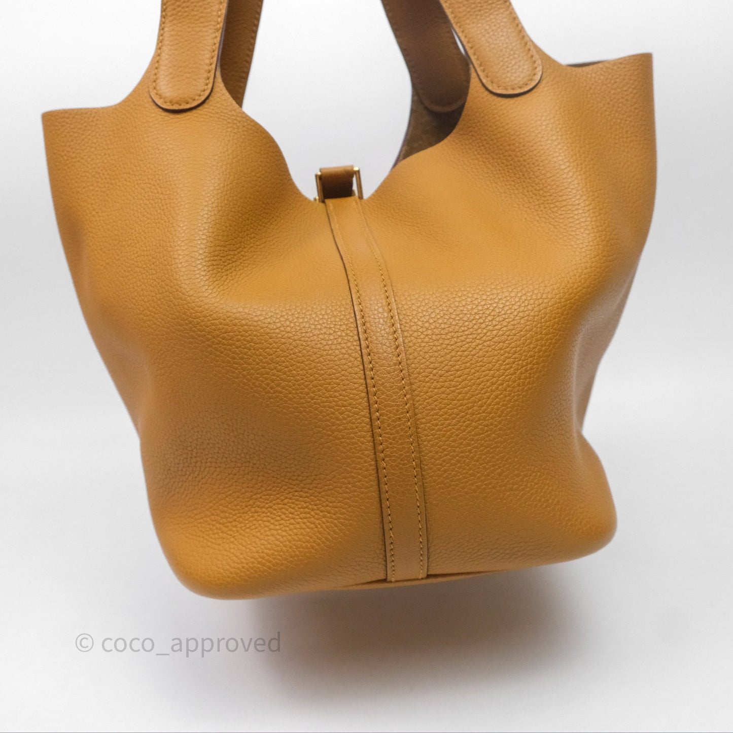 Hermès Picotin 22 Sesame 2S Taurillon Maurice Gold Hardware