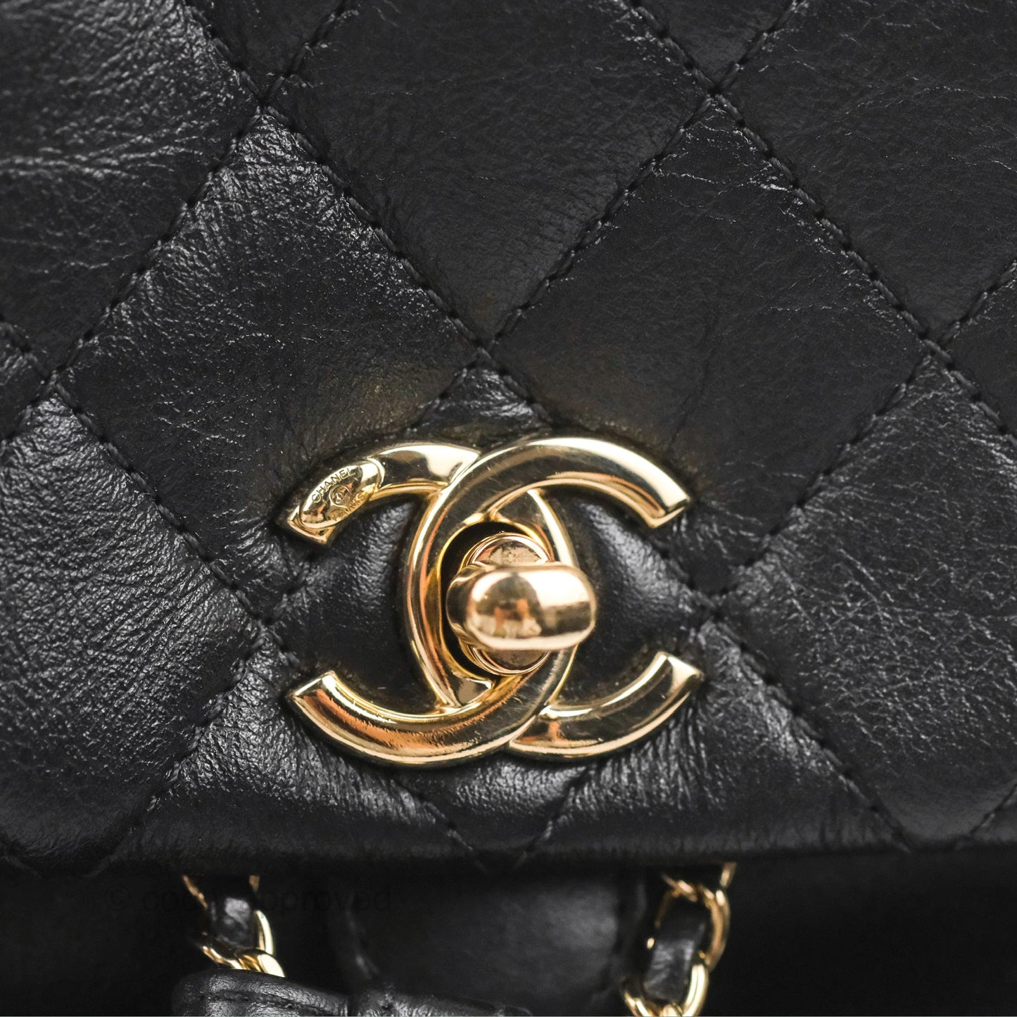 Chanel Quilted Small Duma Drawstring Backpack Black Calfskin Gold Hardware