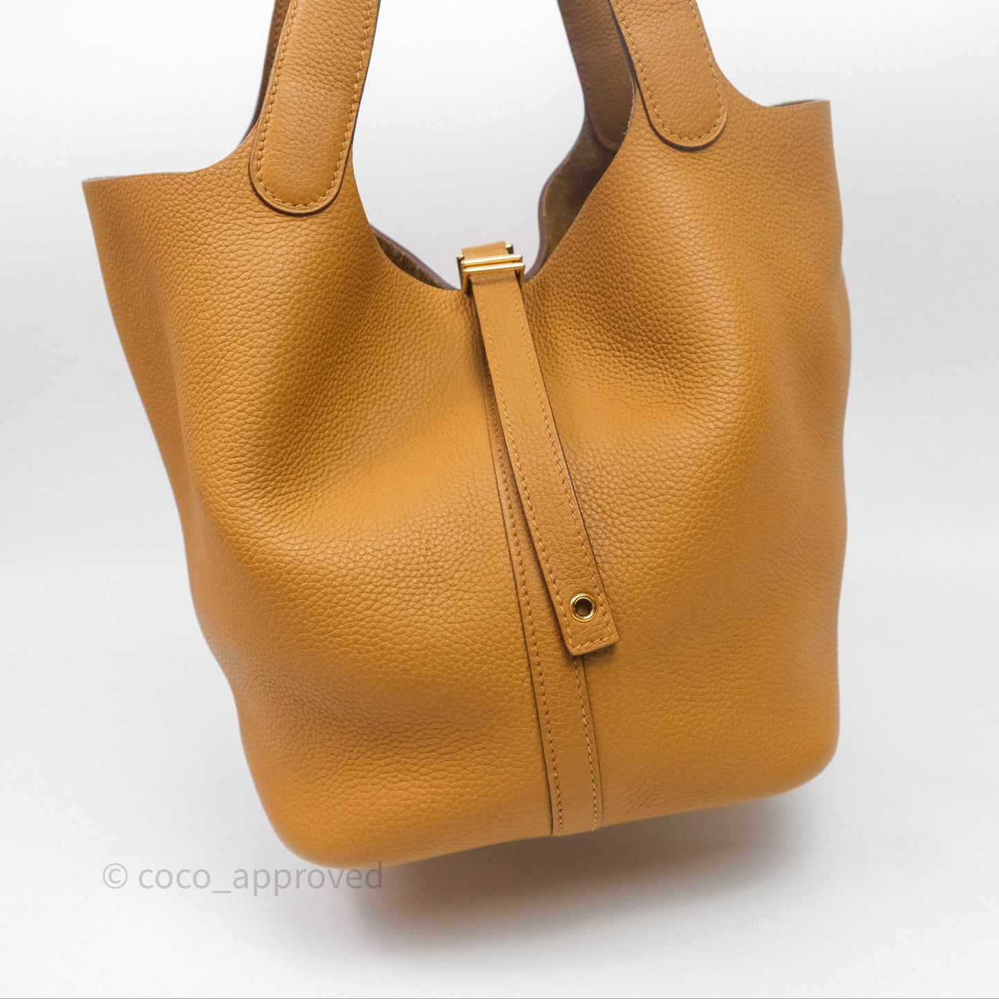 Hermès Picotin 22 Sesame 2S Taurillon Maurice Gold Hardware