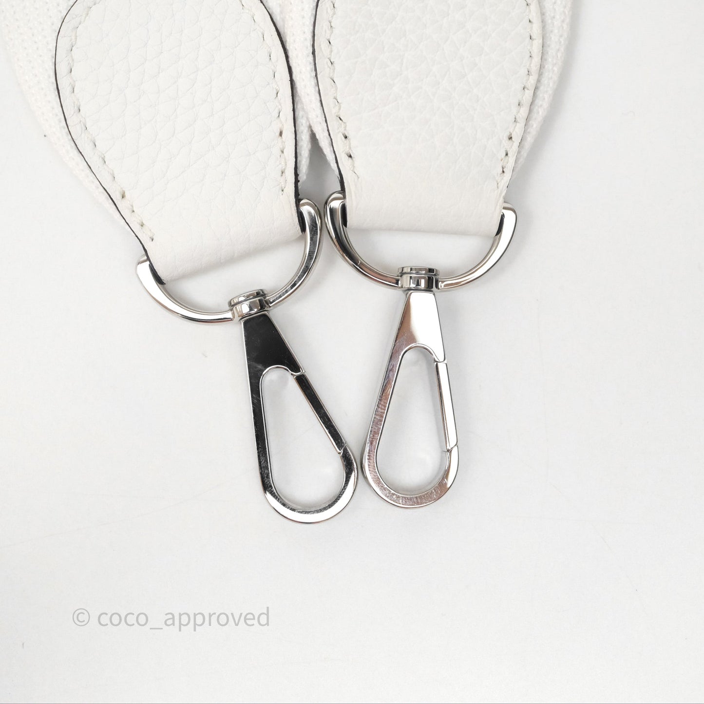 Hermes Evelyne III 29 New White 0U Clemence Palladium Hardware