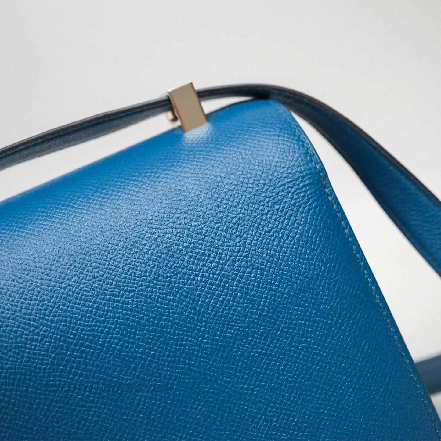 Hermès Constance 24 Bleu Epsom Palladium Hardware