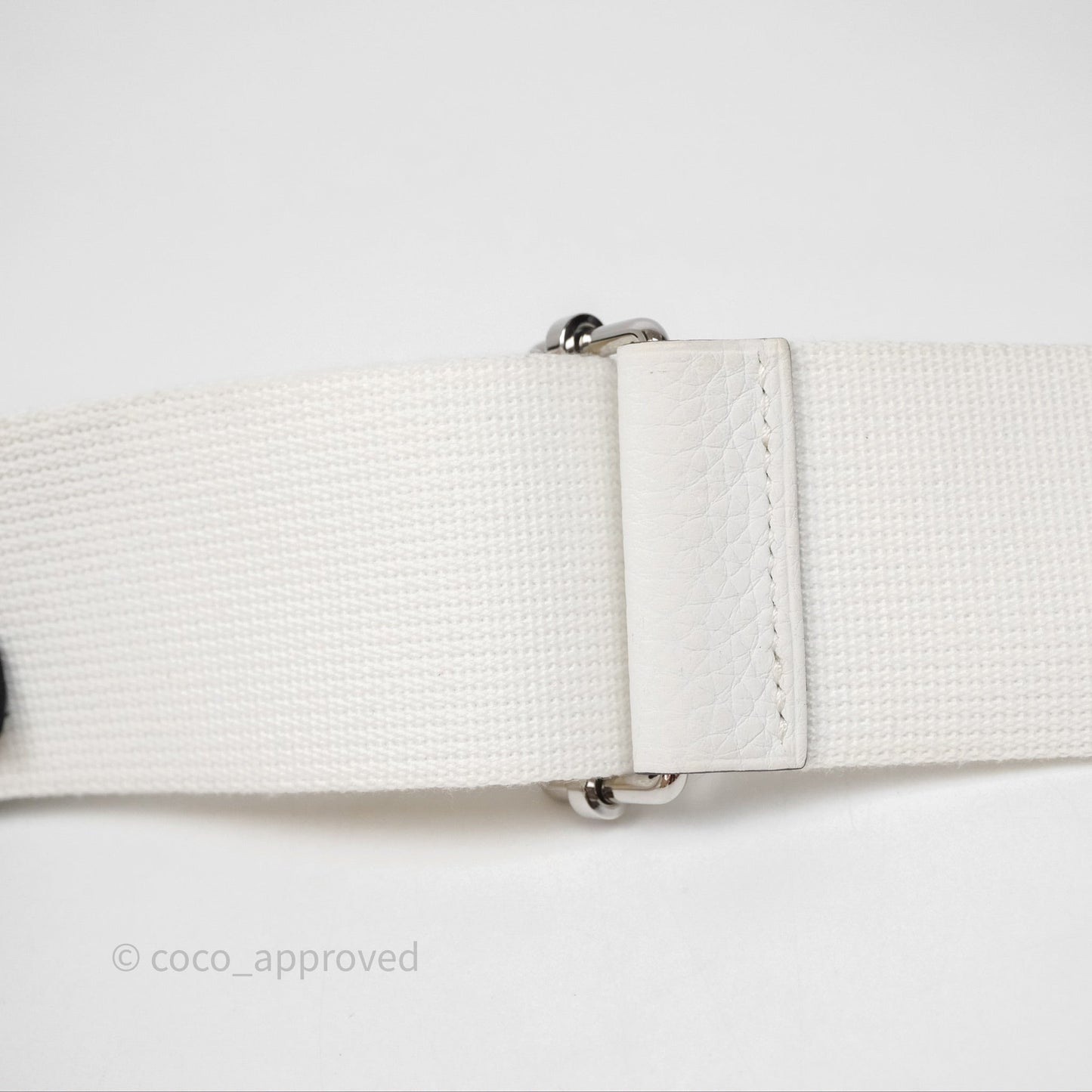 Hermes Evelyne III 29 New White 0U Clemence Palladium Hardware