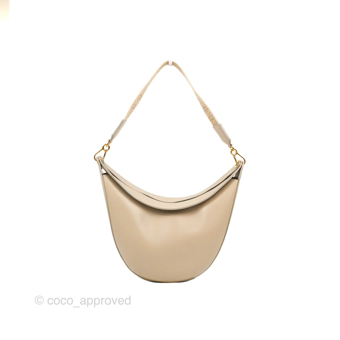 Loewe Luna Shoulder Bag Light Oat Calfskin