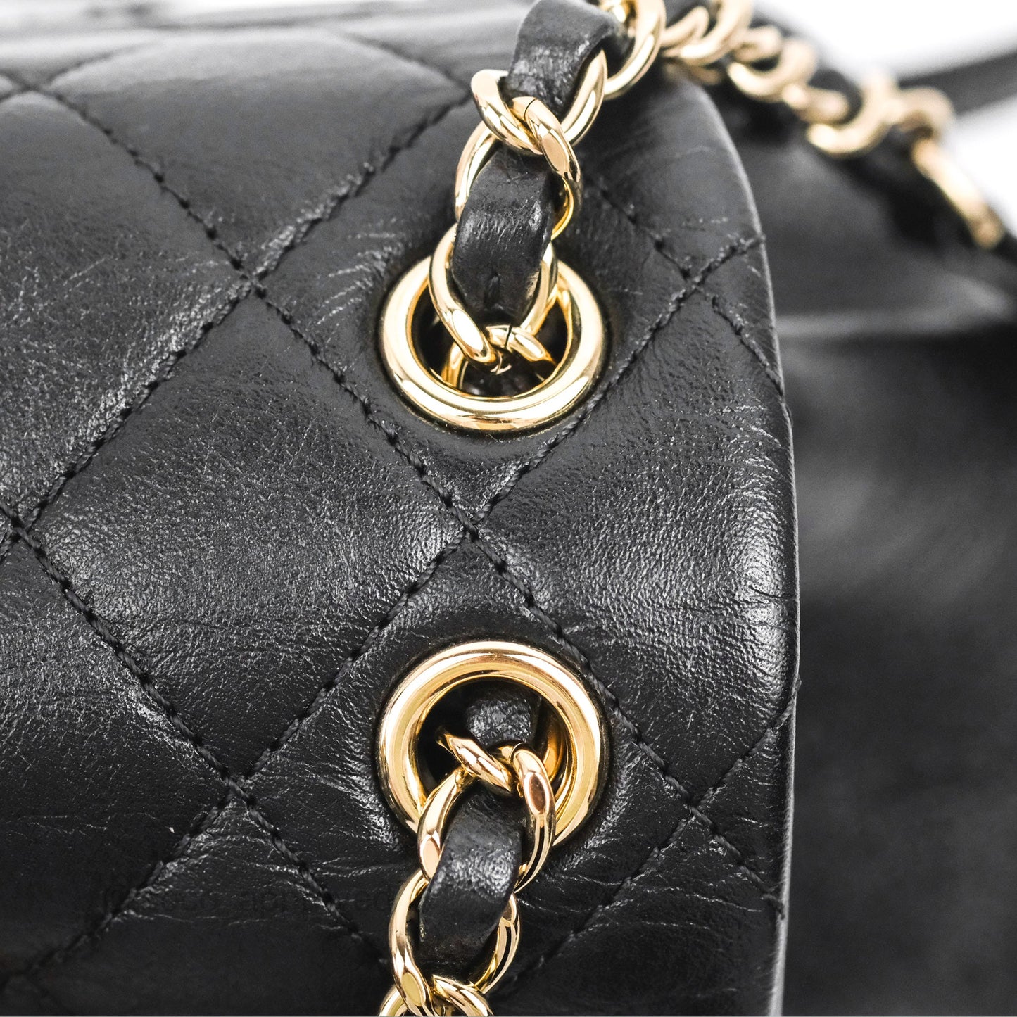 Chanel Quilted Small Duma Drawstring Backpack Black Calfskin Gold Hardware