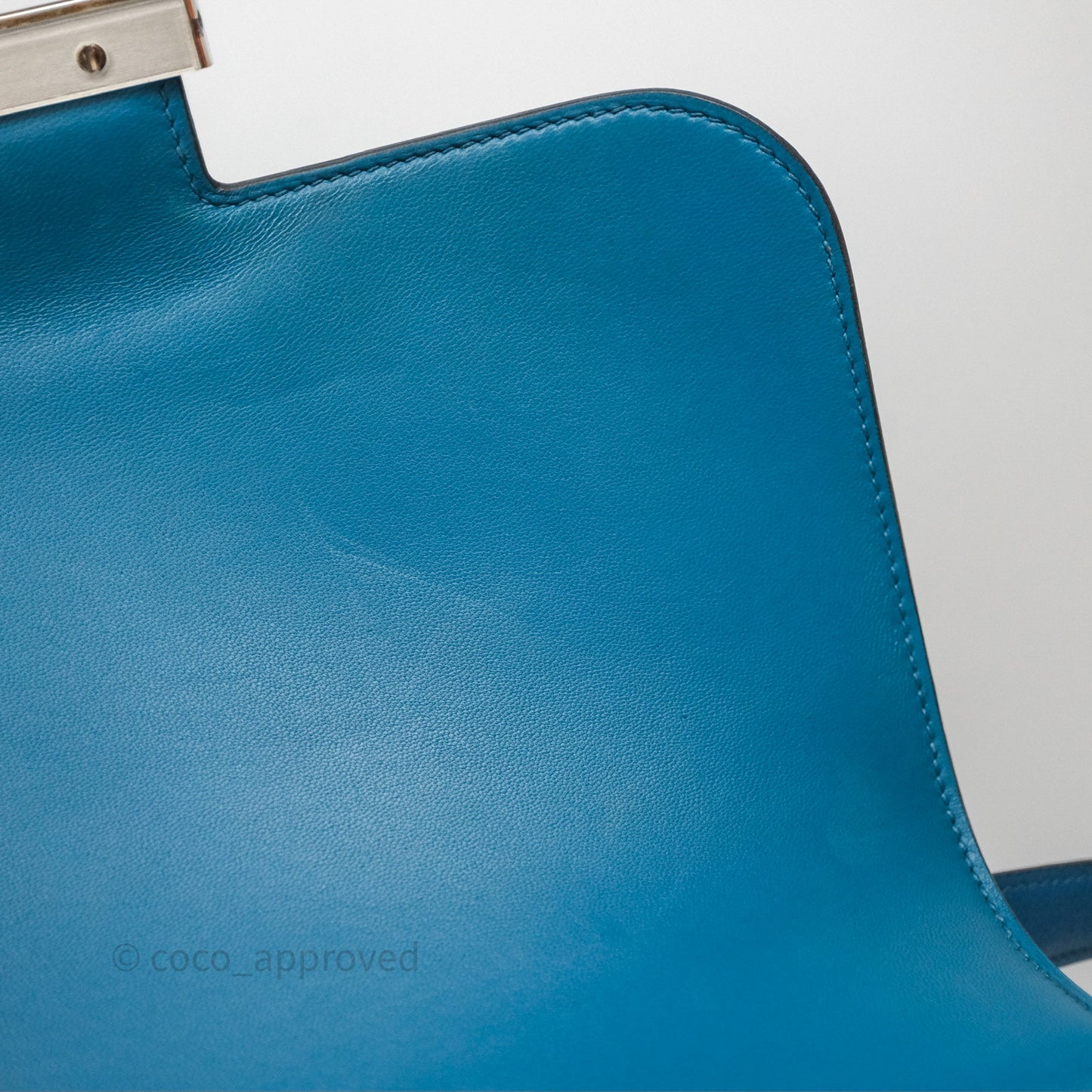 Hermès Constance 24 Bleu Epsom Palladium Hardware