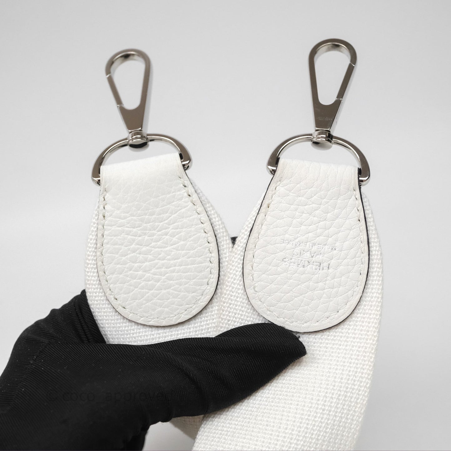 Hermes Evelyne III 29 New White 0U Clemence Palladium Hardware