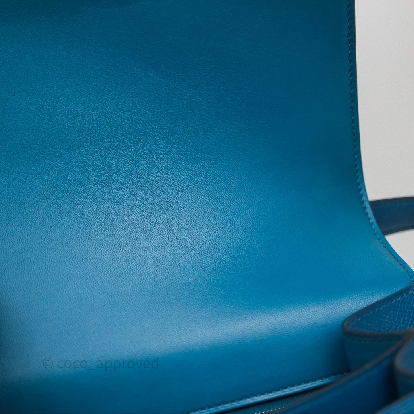 Hermès Constance 24 Bleu Epsom Palladium Hardware