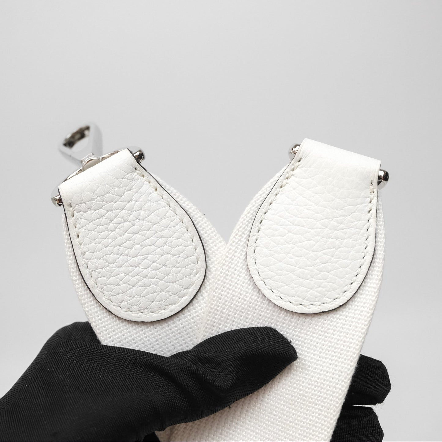 Hermes Evelyne III 29 New White 0U Clemence Palladium Hardware