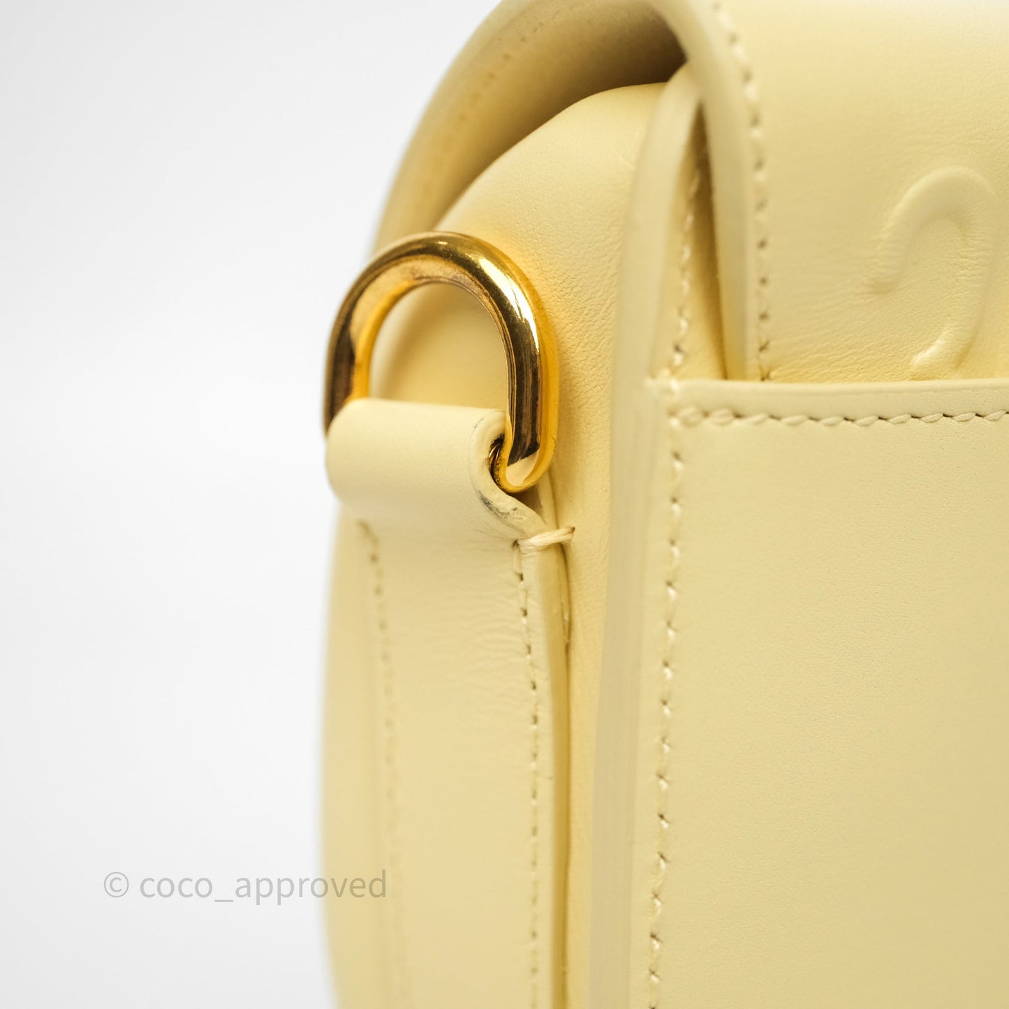 Christian Dior Small Bobby Bag Yellow Calfskin Gold Hardware
