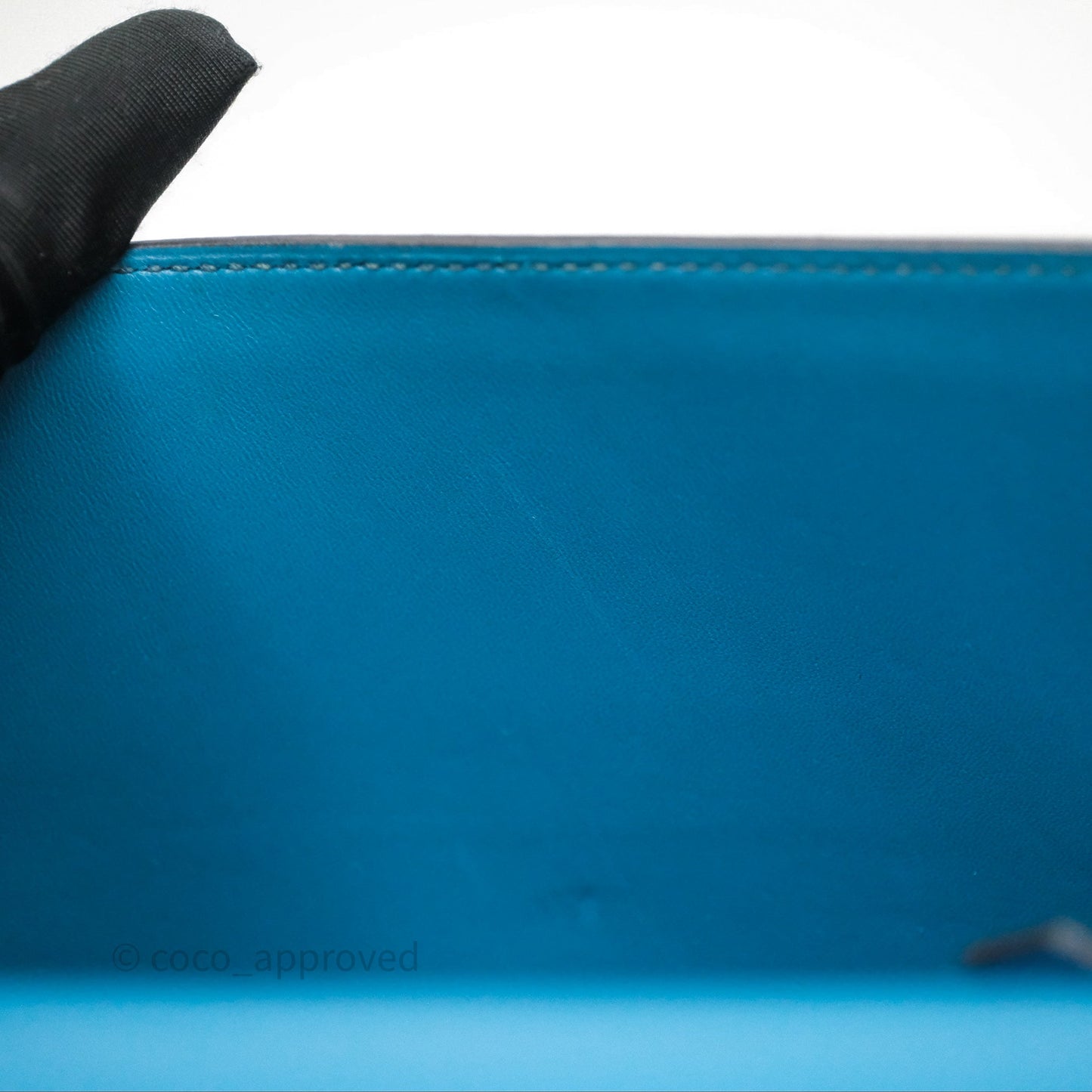Hermès Constance 24 Bleu Epsom Palladium Hardware