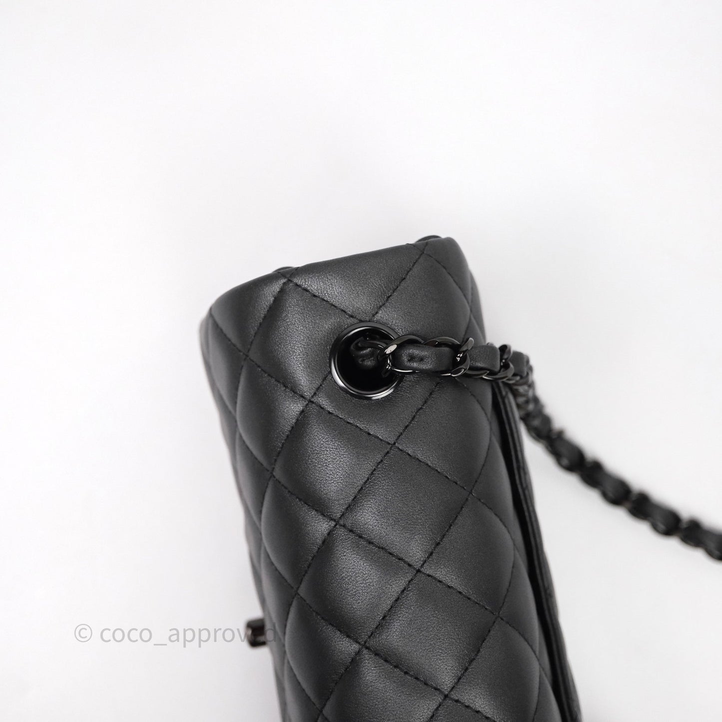 Chanel Quilted Mini Rectangular So Black Lambskin