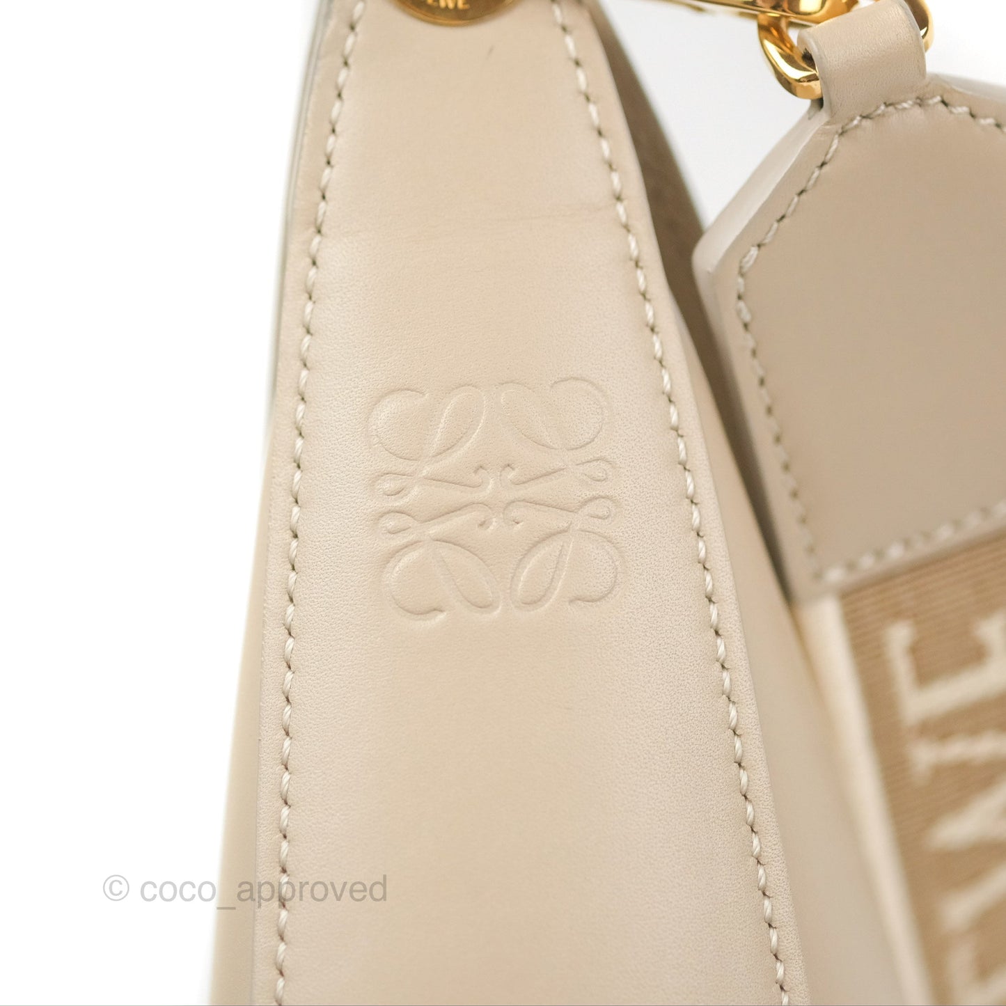 Loewe Luna Shoulder Bag Light Oat Calfskin